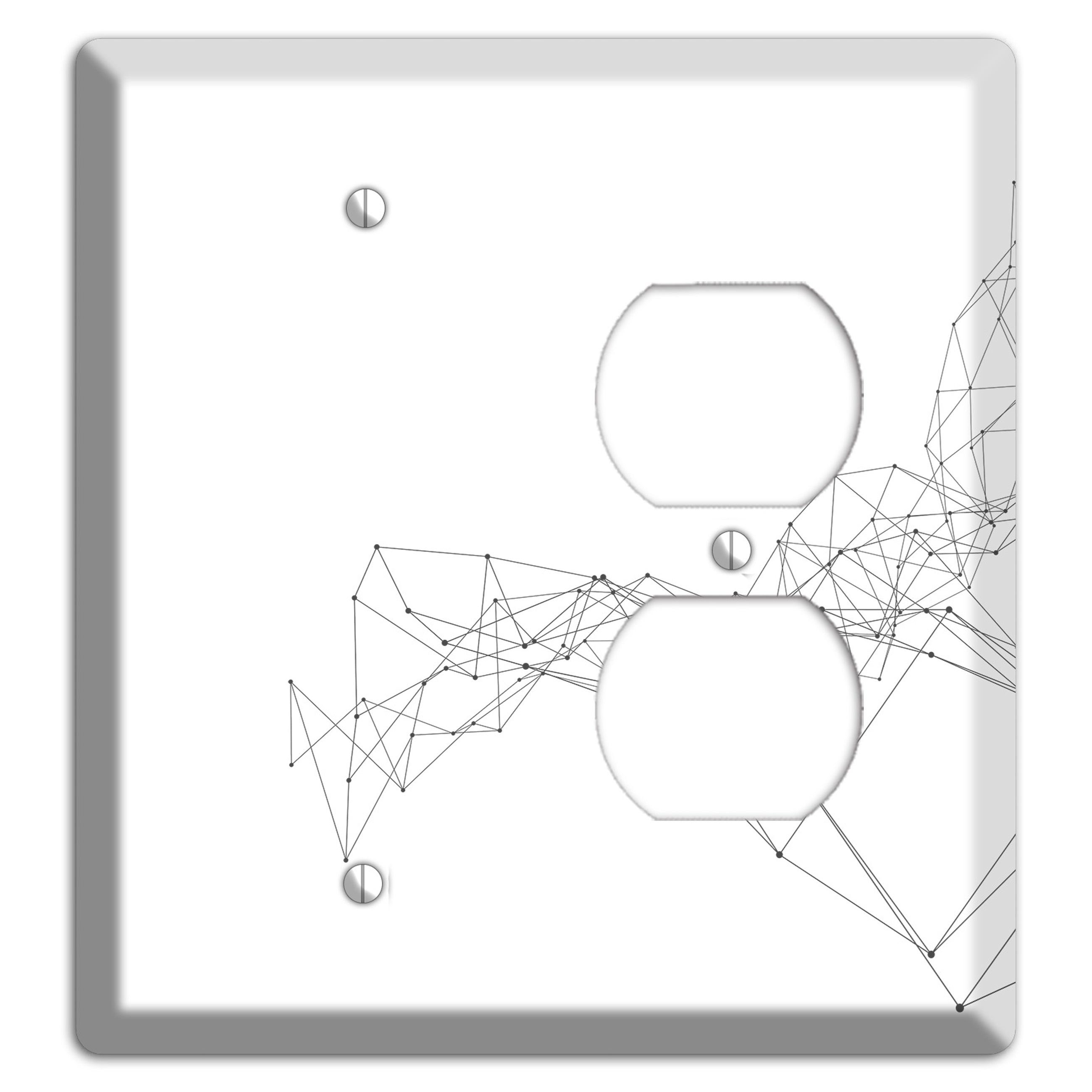 Emergent Mesh Theory Blank / Duplex Wallplate