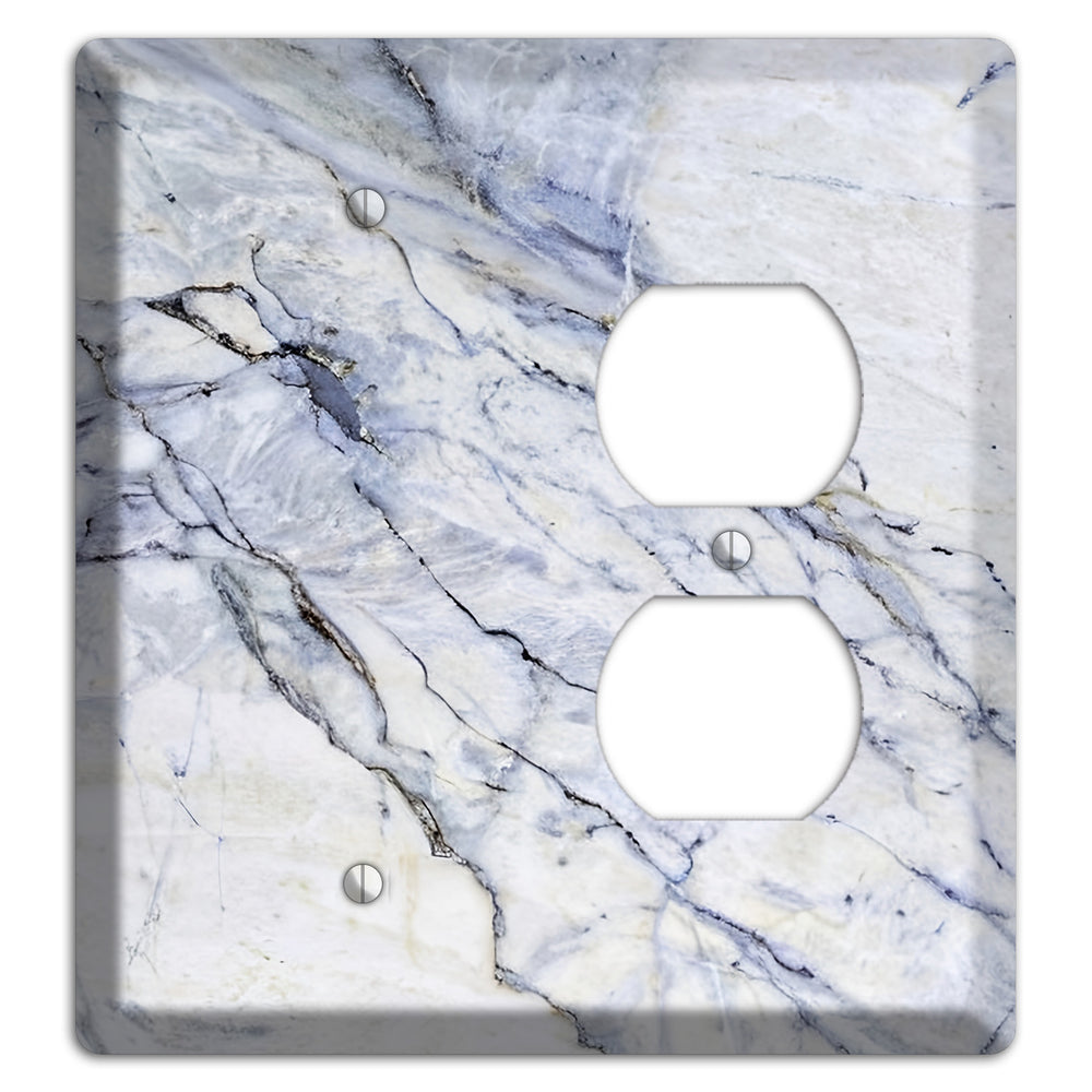 Geyser Marble Blank / Duplex Wallplate