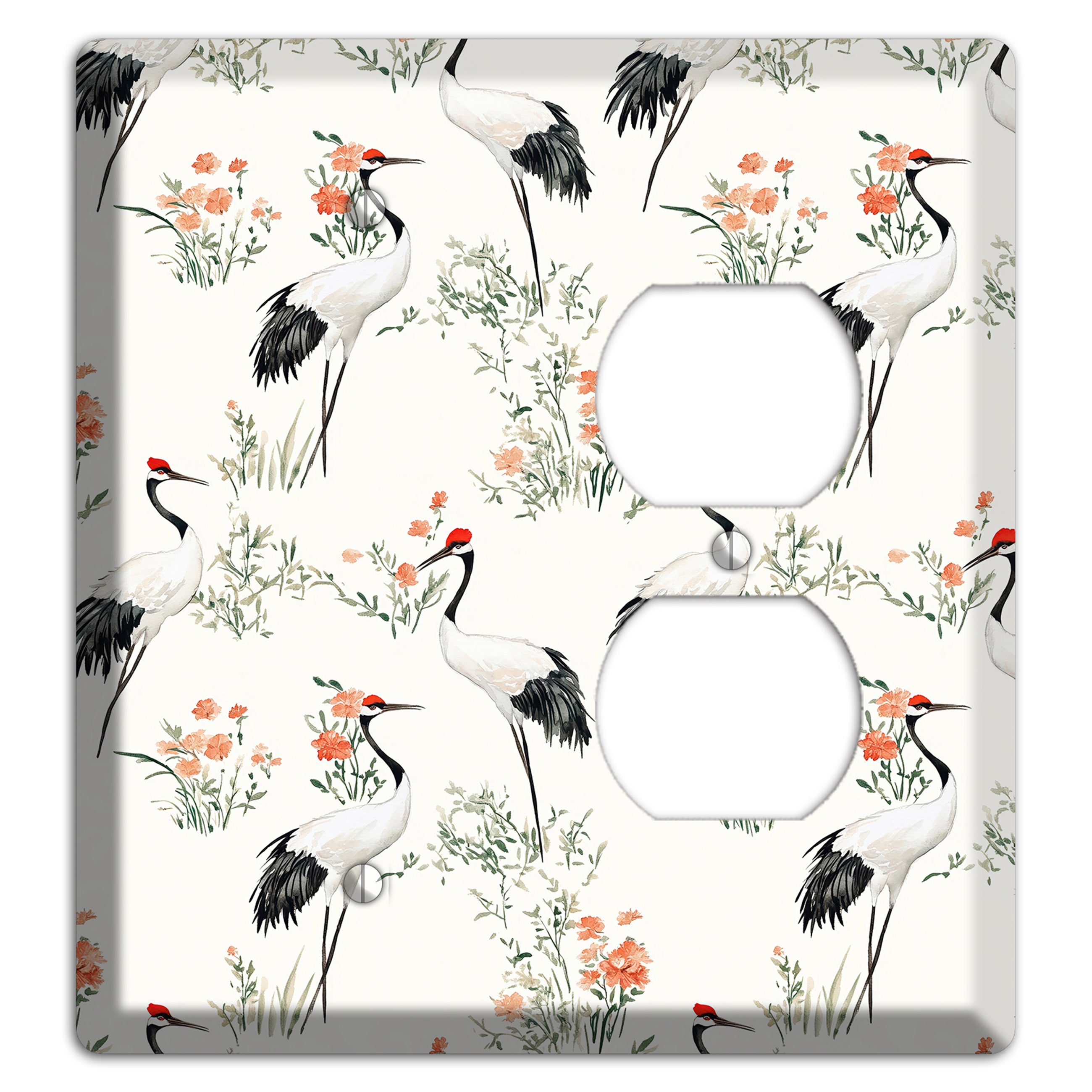 Coral Meadow Flight Blank / Duplex Wallplate