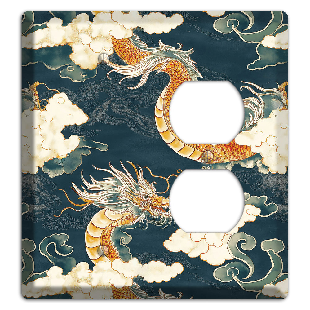 Celestial Serpent Sky Blank / Duplex Wallplate