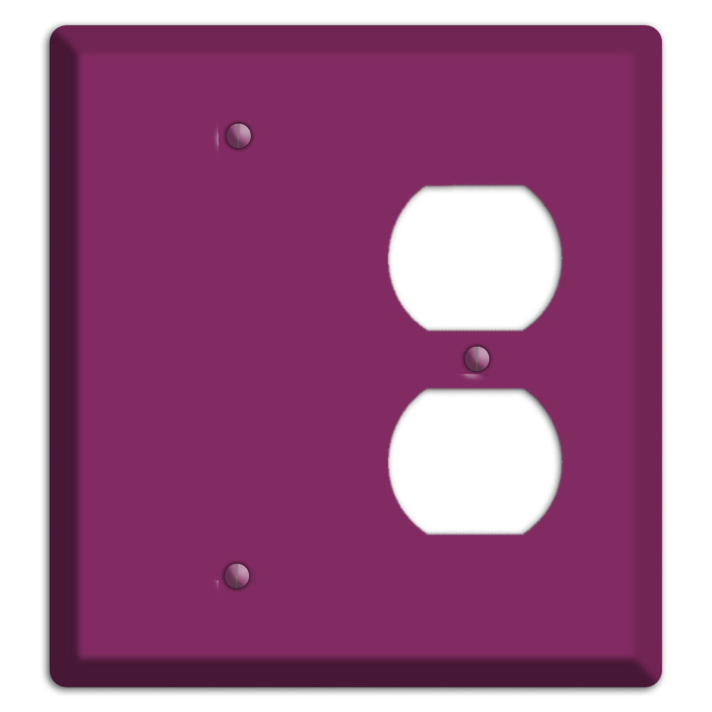 Baxter Plum Wine Blank / Duplex Wallplate