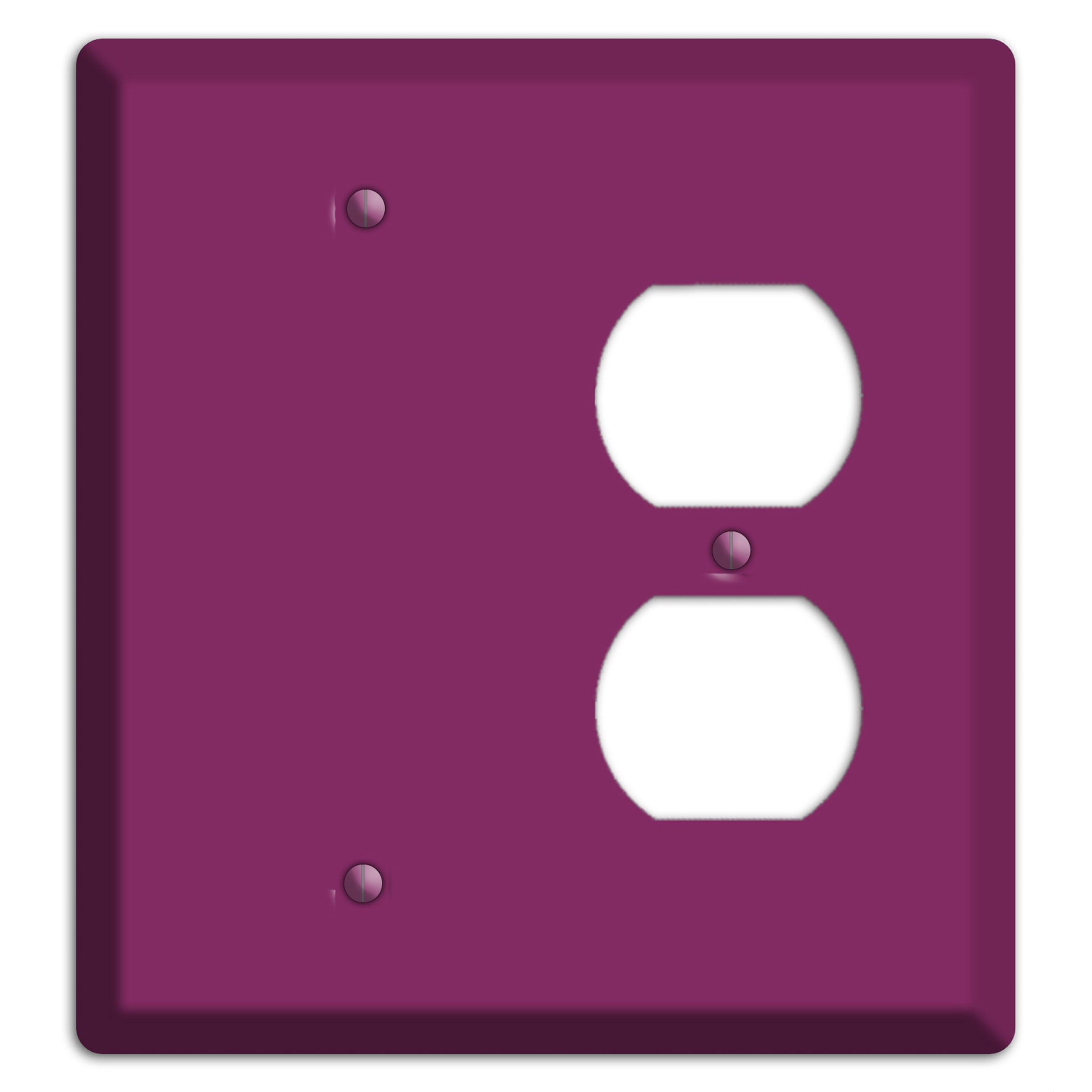 Baxter Plum Wine Blank / Duplex Wallplate