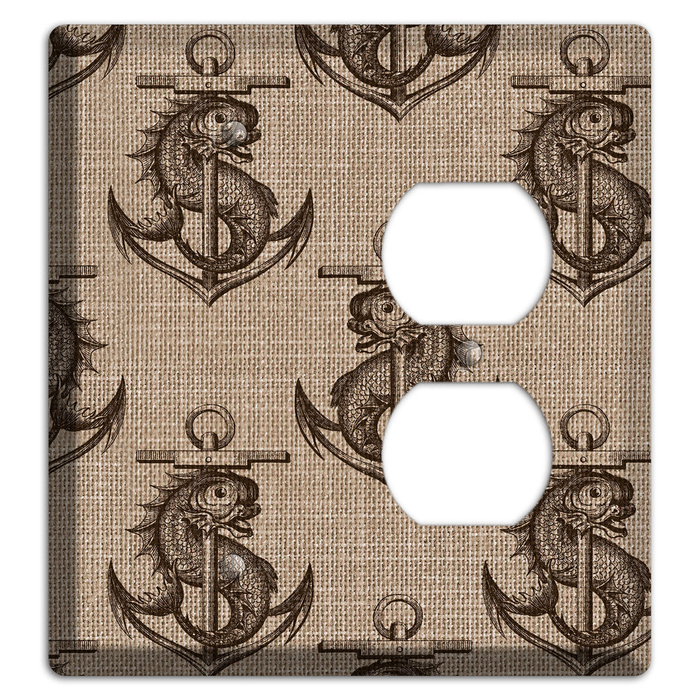 Anchor & Leviathan Blank / Duplex Wallplate