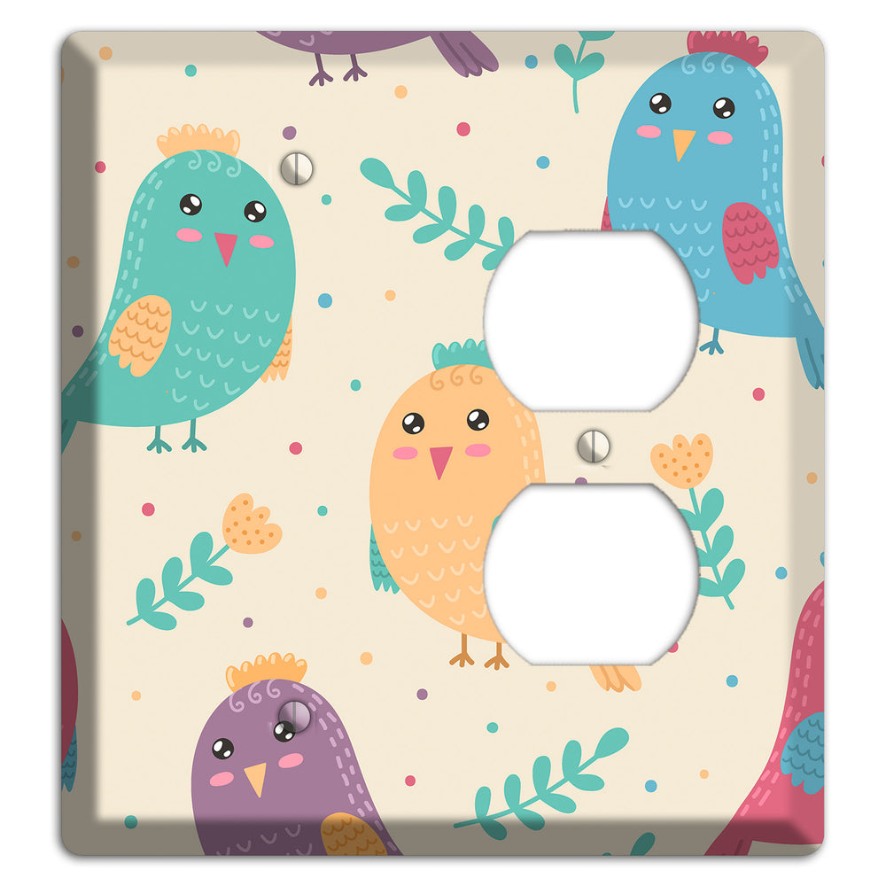 Jungle Giggles (Light) Blank / Duplex Wallplate