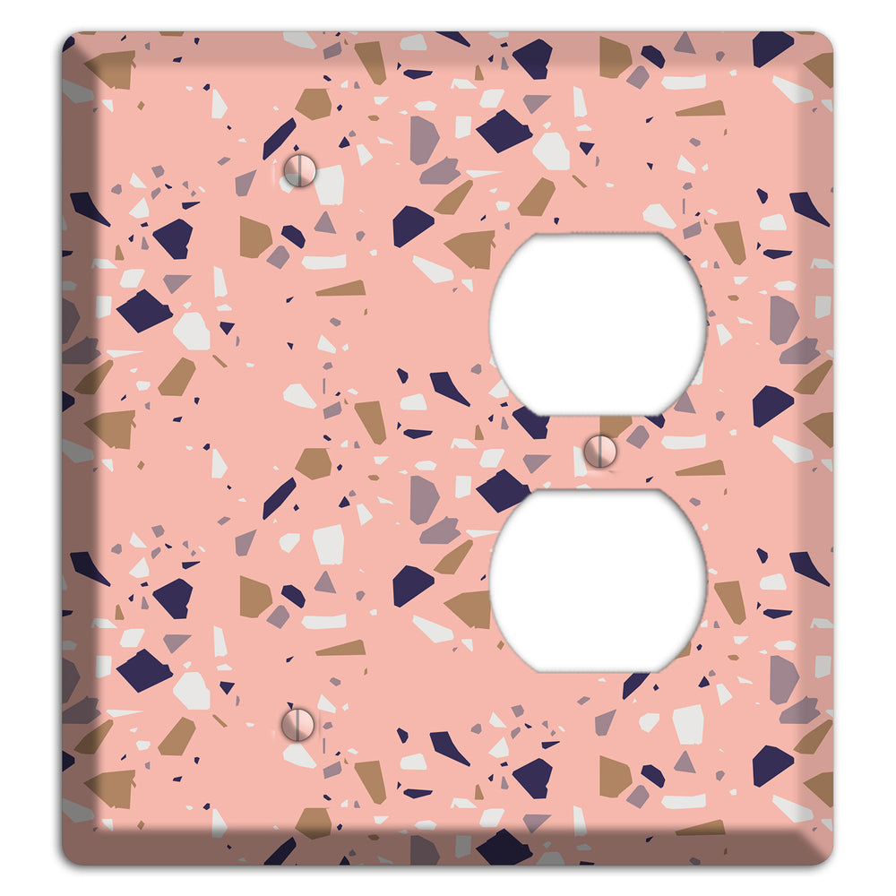 Blush Quarry Blank / Duplex Wallplate