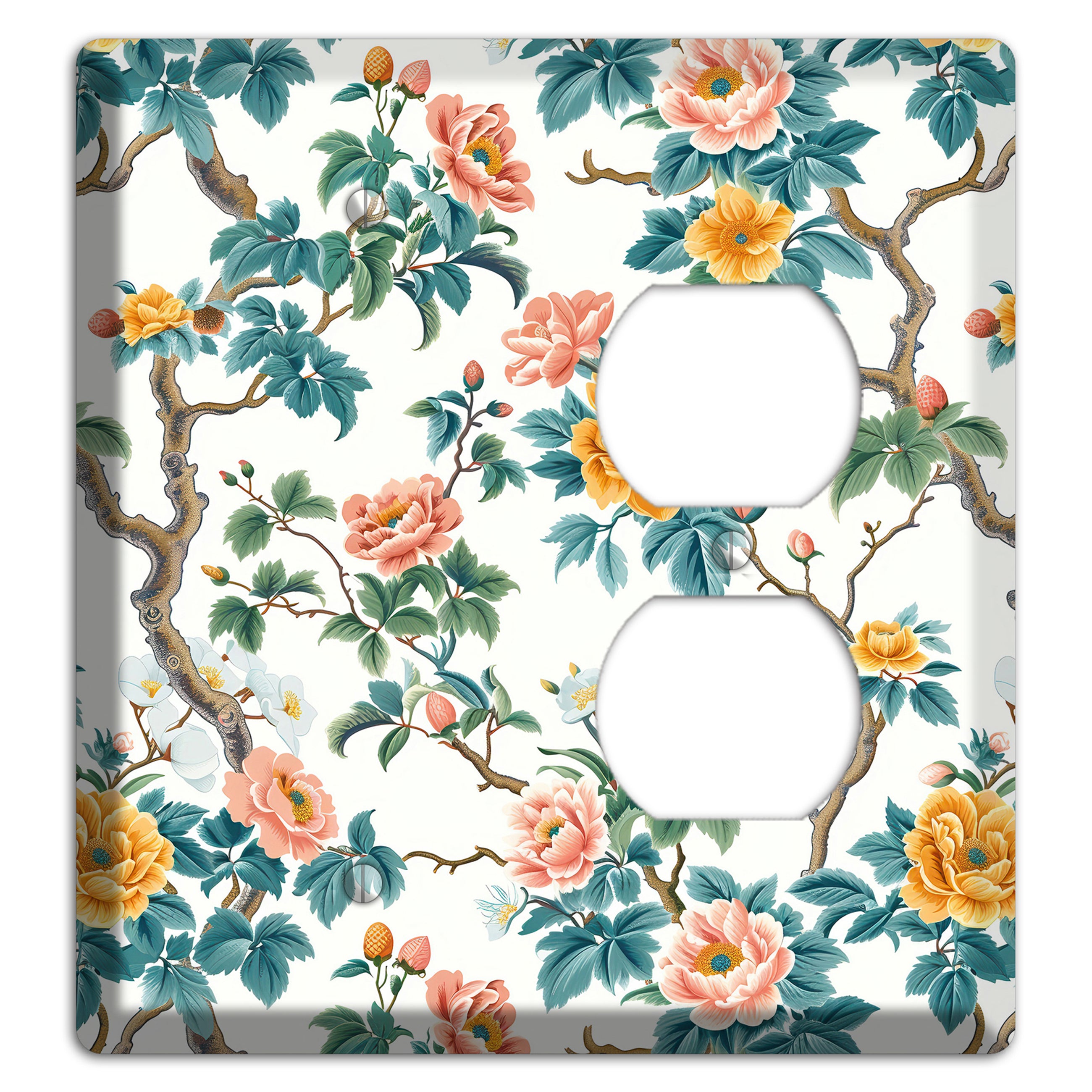Blossom & Bough Blank / Duplex Wallplate