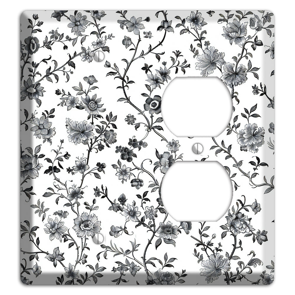 Ink & Ivory Thicket Blank / Duplex Wallplate