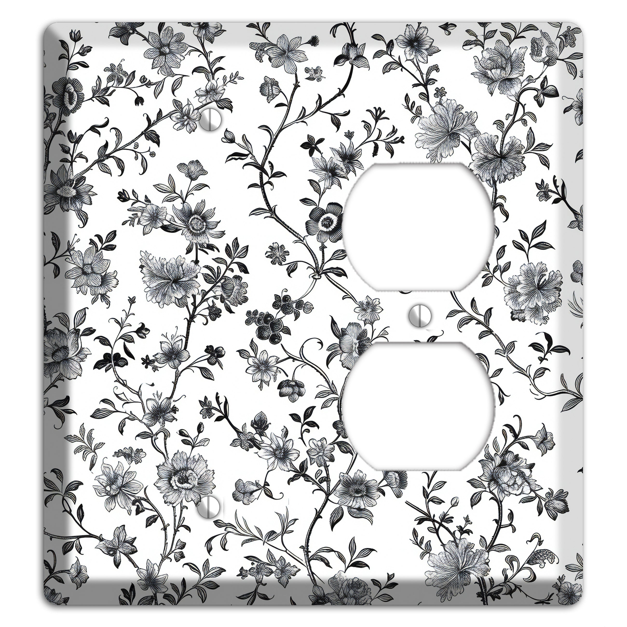 Ink & Ivory Thicket Blank / Duplex Wallplate