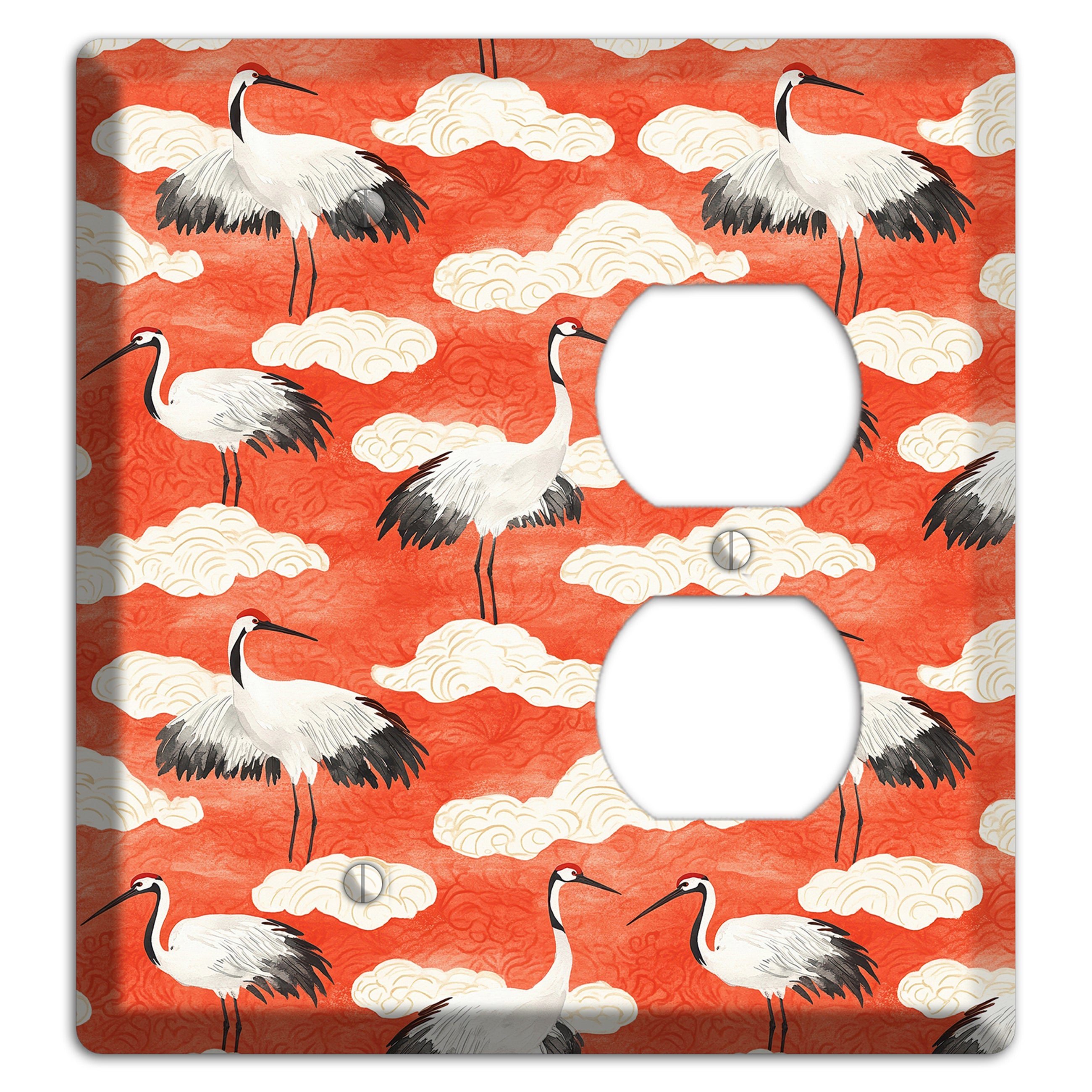 Vermillion Cloud Ceremony Blank / Duplex Wallplate