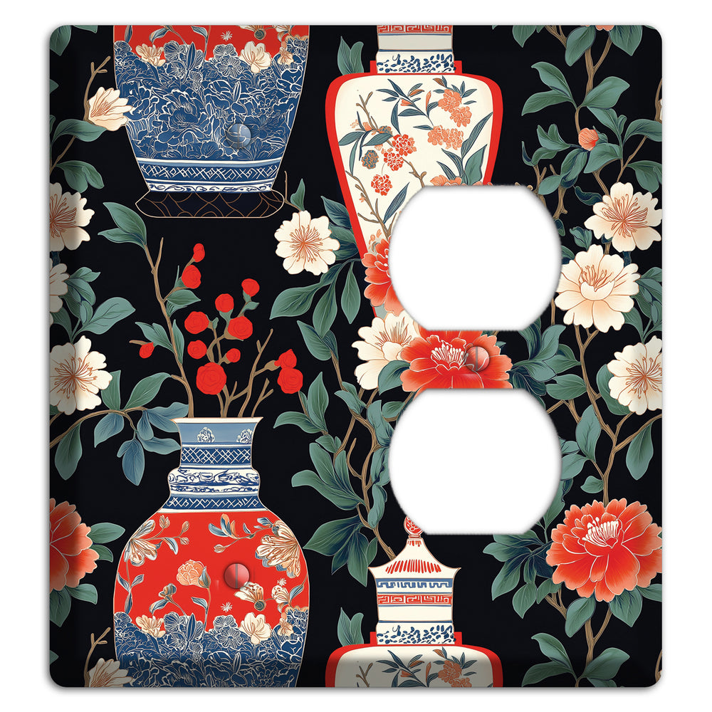 Porcelain Garden Dusk Blank / Duplex Wallplate
