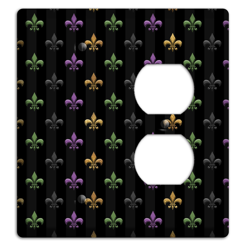 Midnight Fleur Blank / Duplex Wallplate