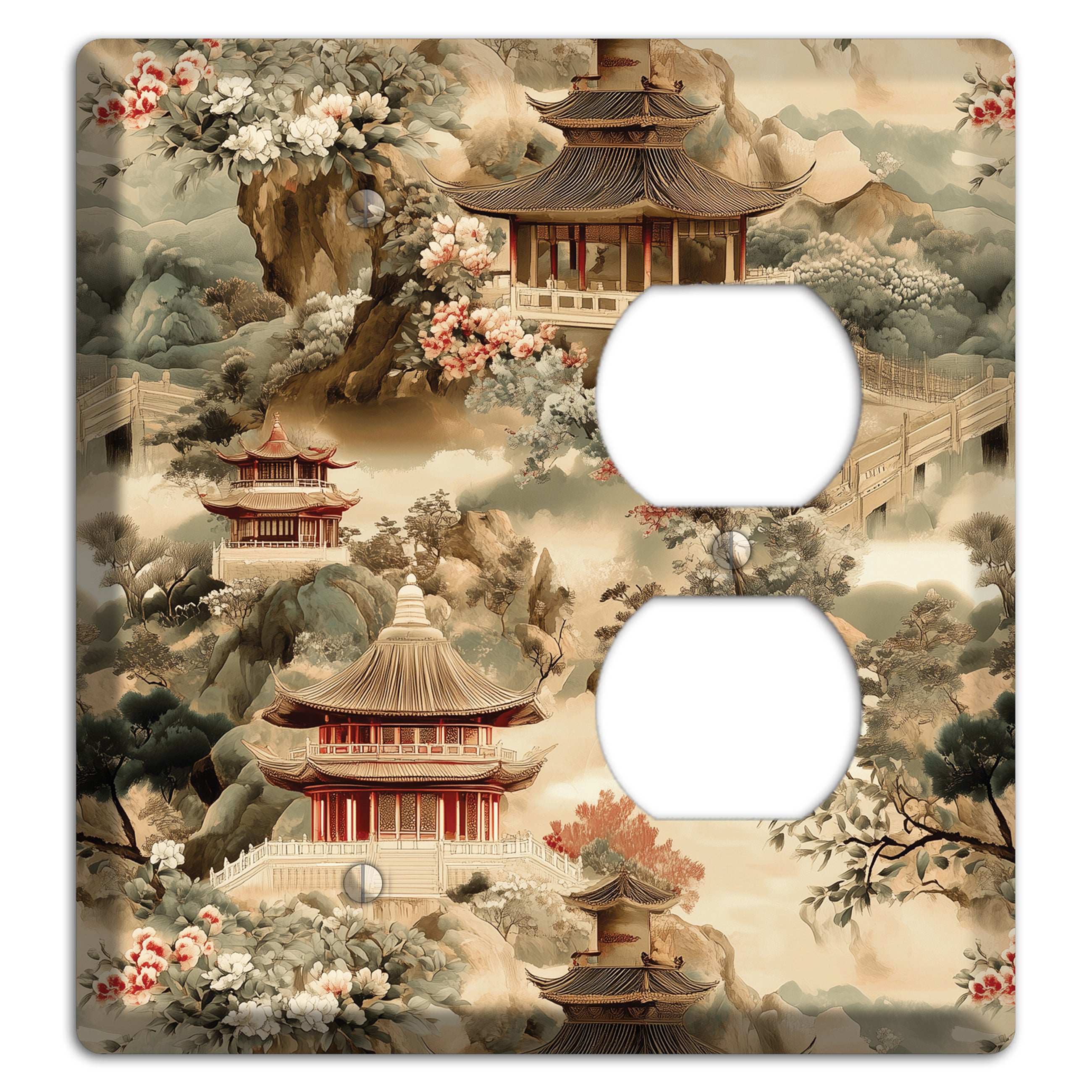 Jade Mountain Reverie Blank / Duplex Wallplate
