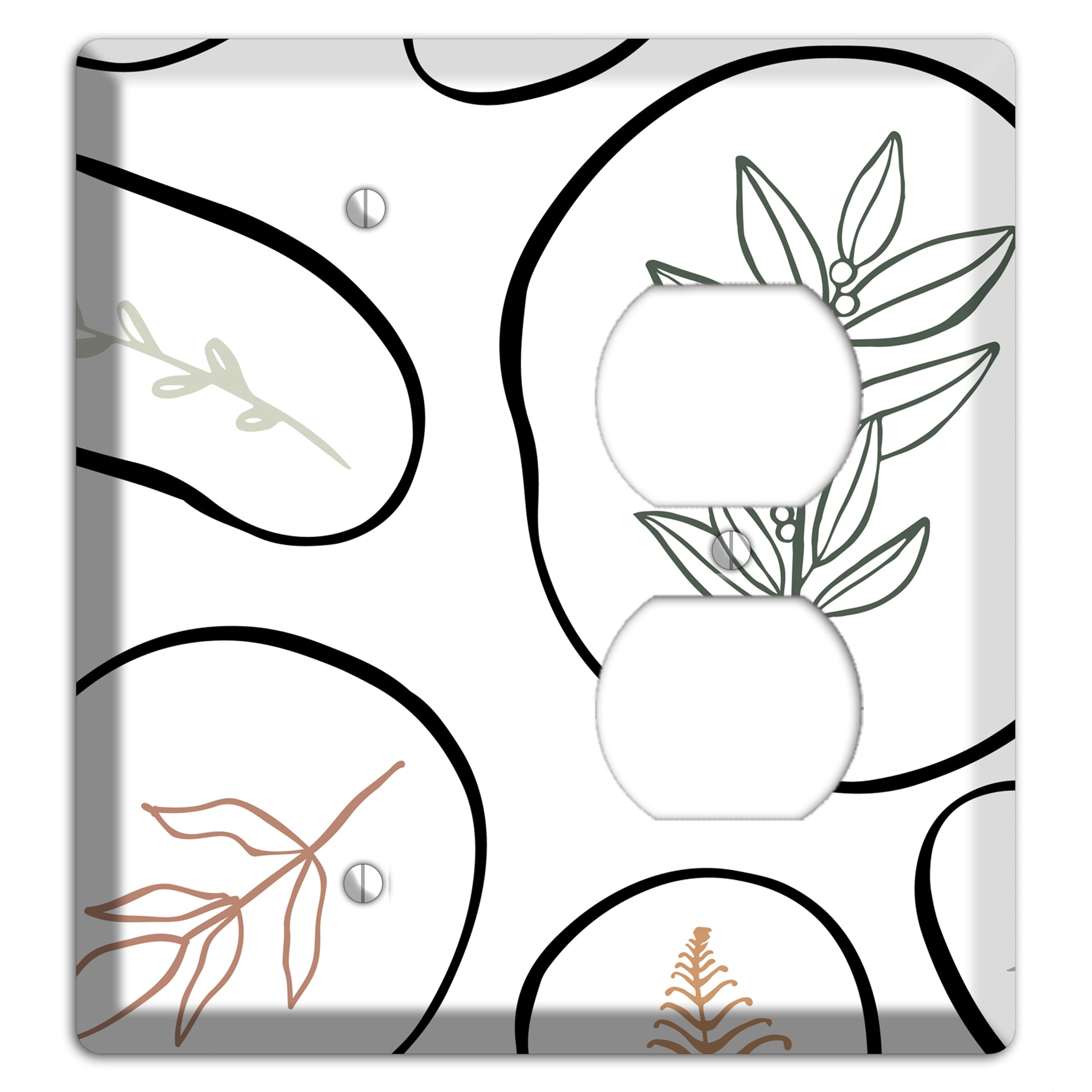 Pressed & Preserved Blank / Duplex Wallplate
