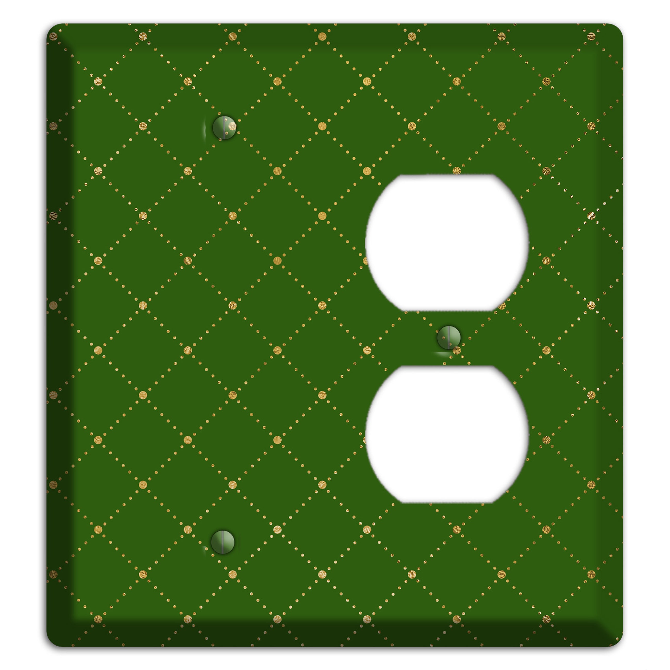 Beaded Lattice Blank / Duplex Wallplate