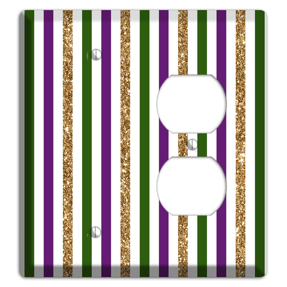 Carnival Stripes: Lumi√®re Blank / Duplex Wallplate