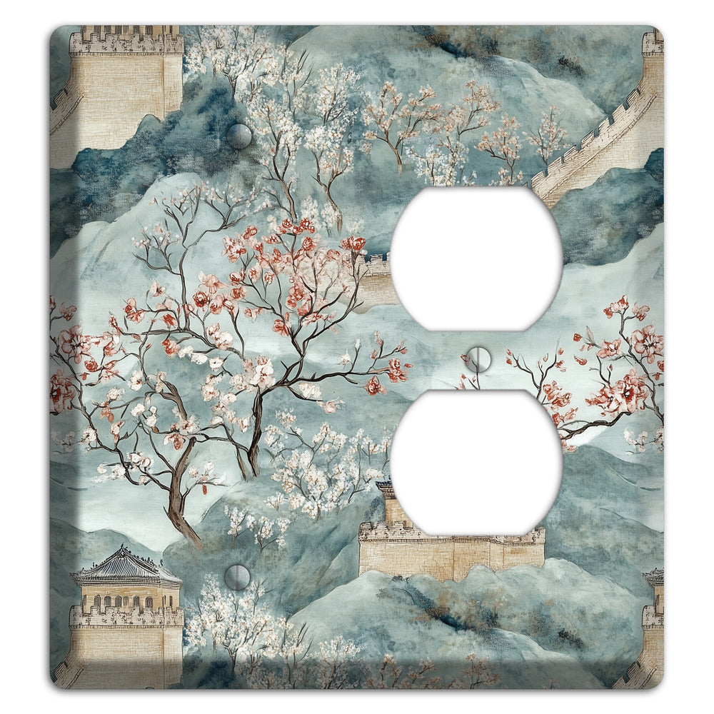 Rampart & Blossom Blank / Duplex Wallplate