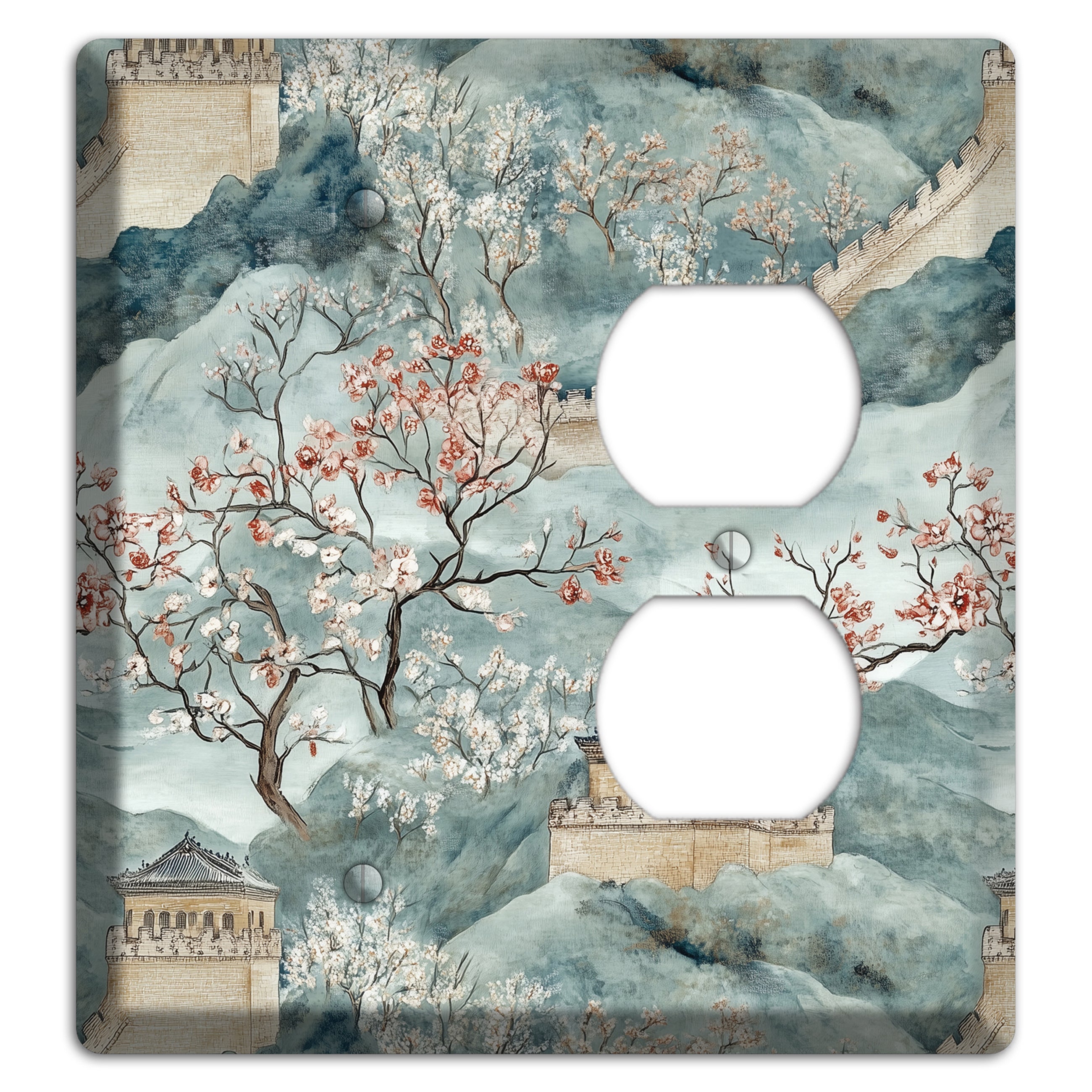 Rampart & Blossom Blank / Duplex Wallplate