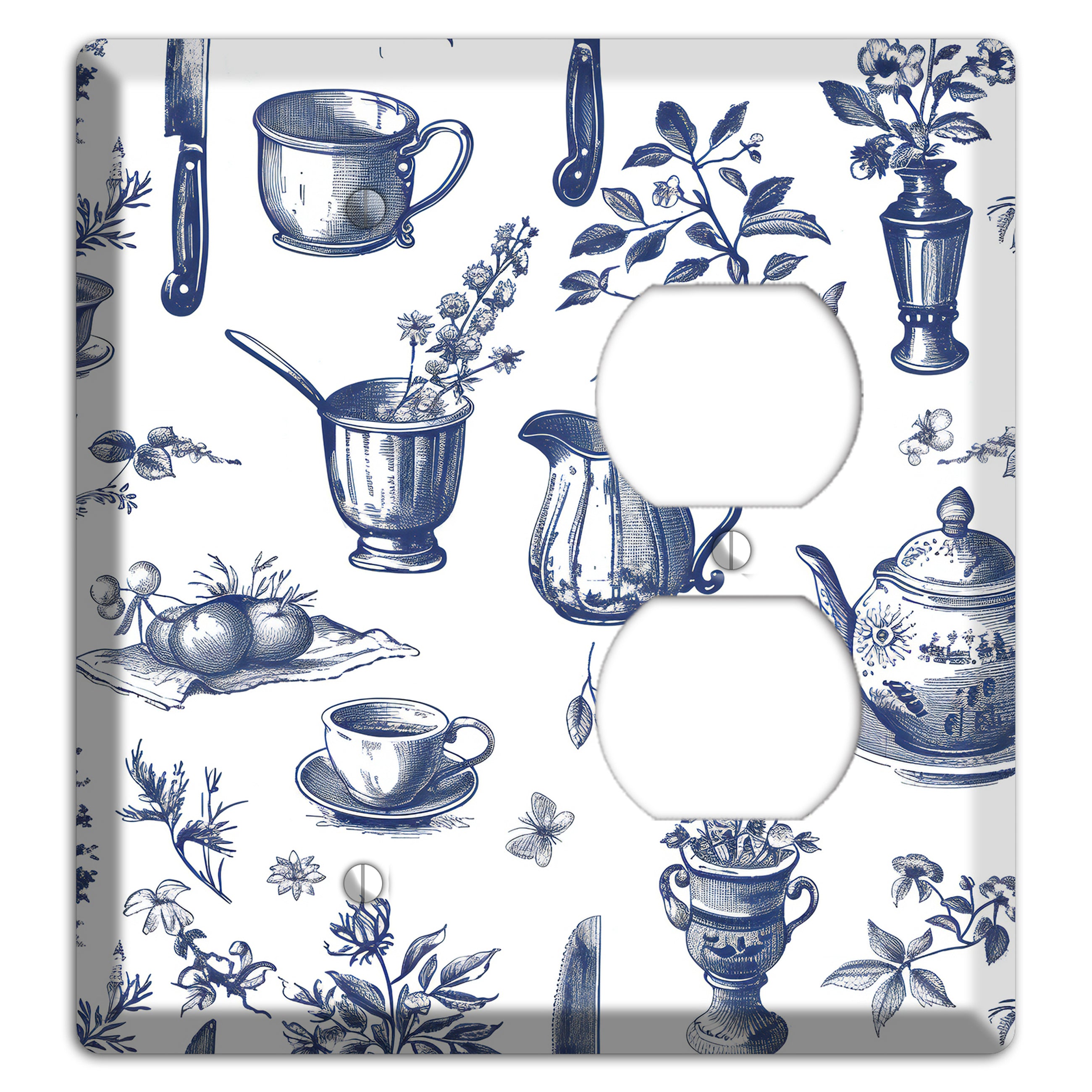 Pantry & Petal Blank / Duplex Wallplate
