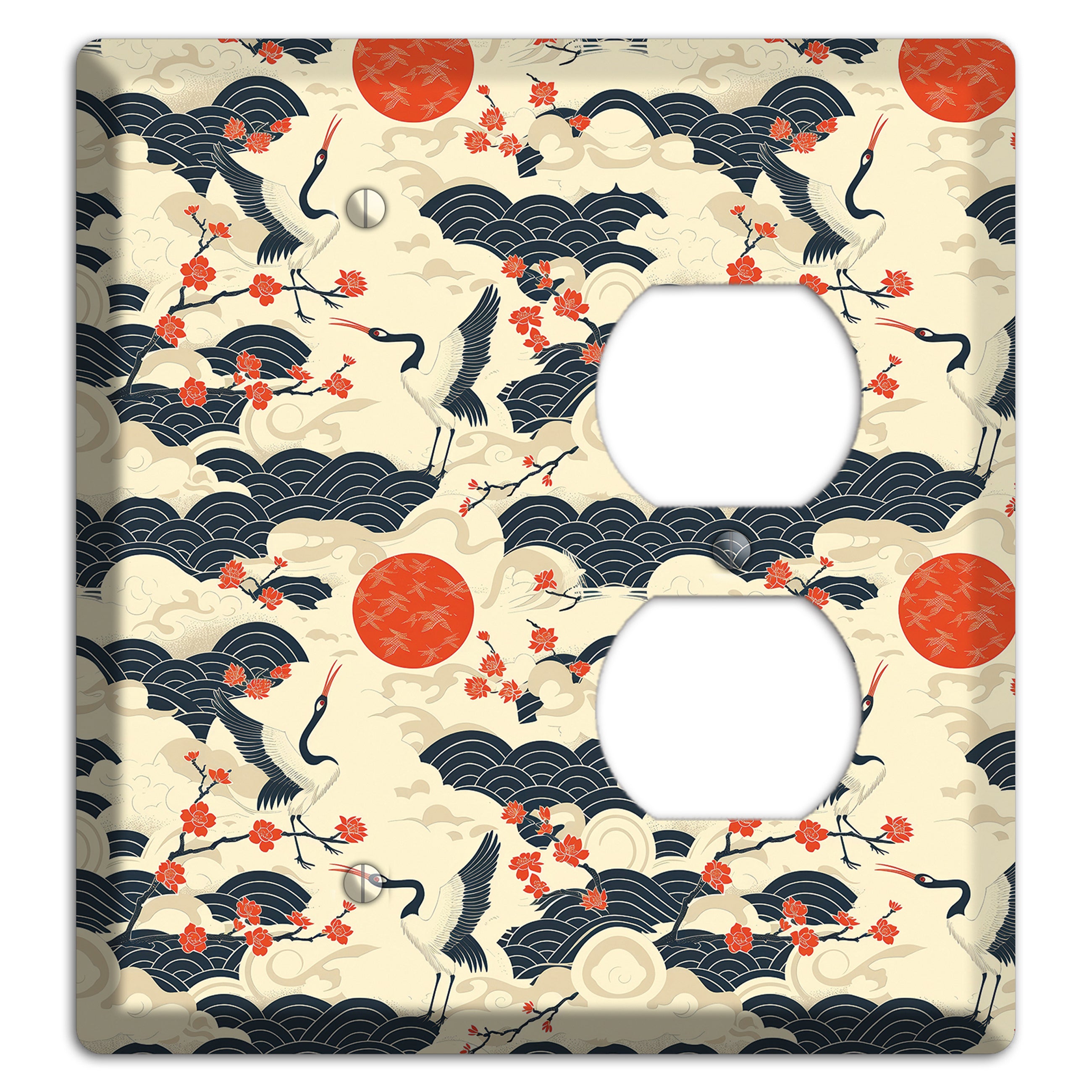 Crimson Sun Ascent Blank / Duplex Wallplate