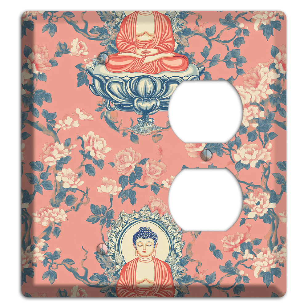 Lotus & Blossom Blank / Duplex Wallplate