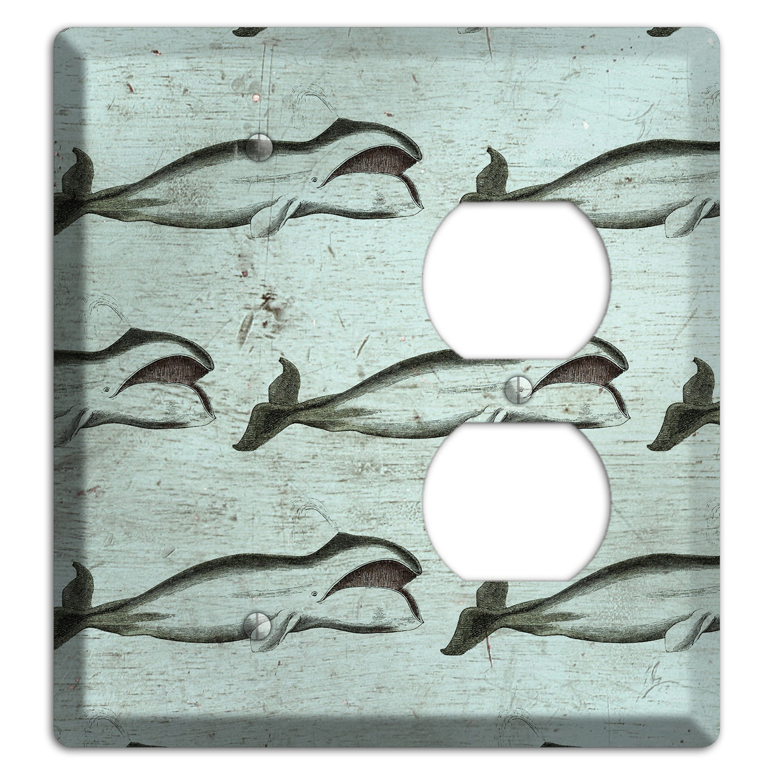 Whale Watch Blank / Duplex Wallplate