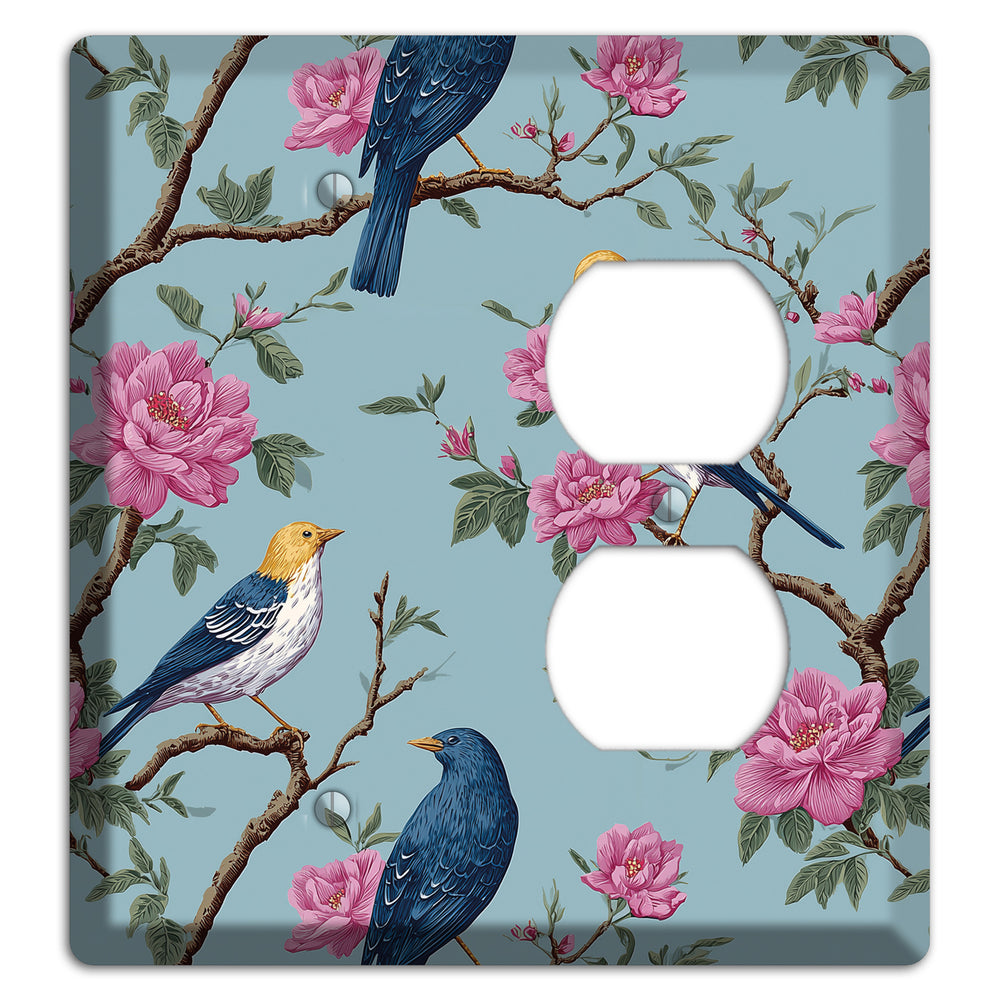 Blossom & Wing Blank / Duplex Wallplate