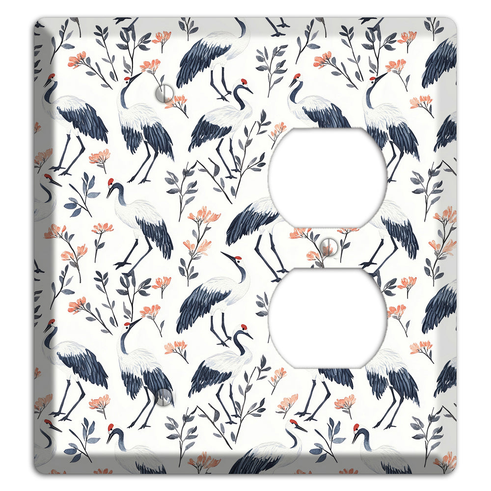 Slate & Coral Marsh Blank / Duplex Wallplate