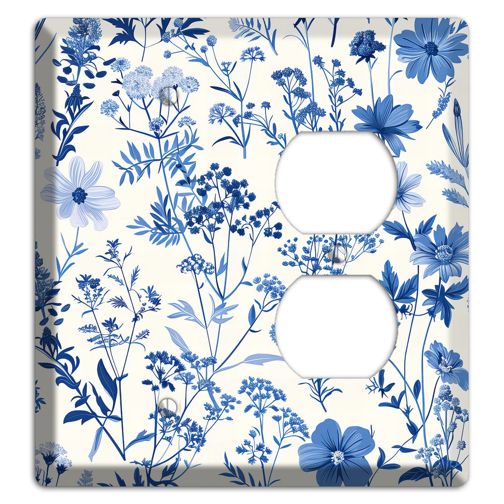 Meadow in Monochrome Blank / Duplex Wallplate
