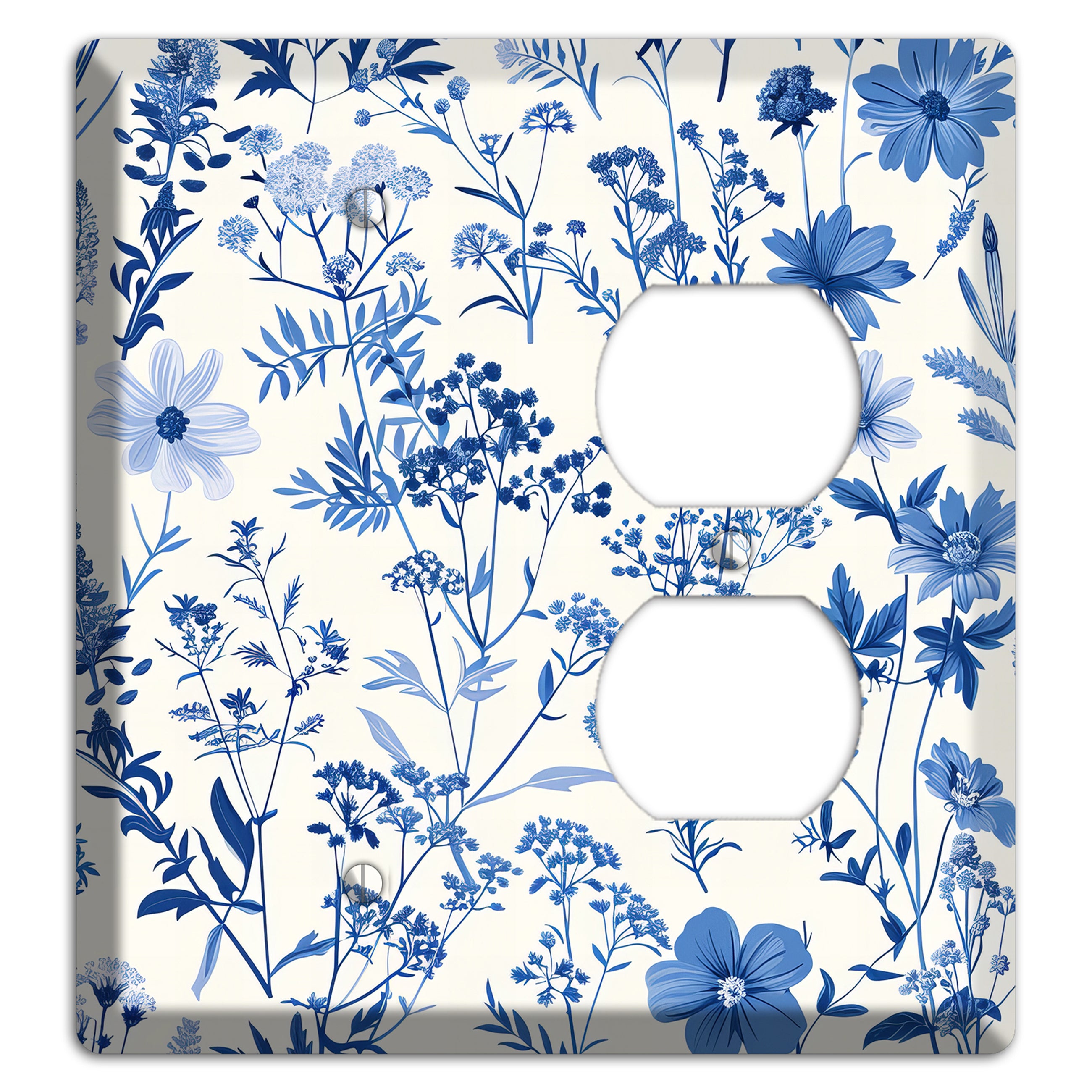 Meadow in Monochrome Blank / Duplex Wallplate