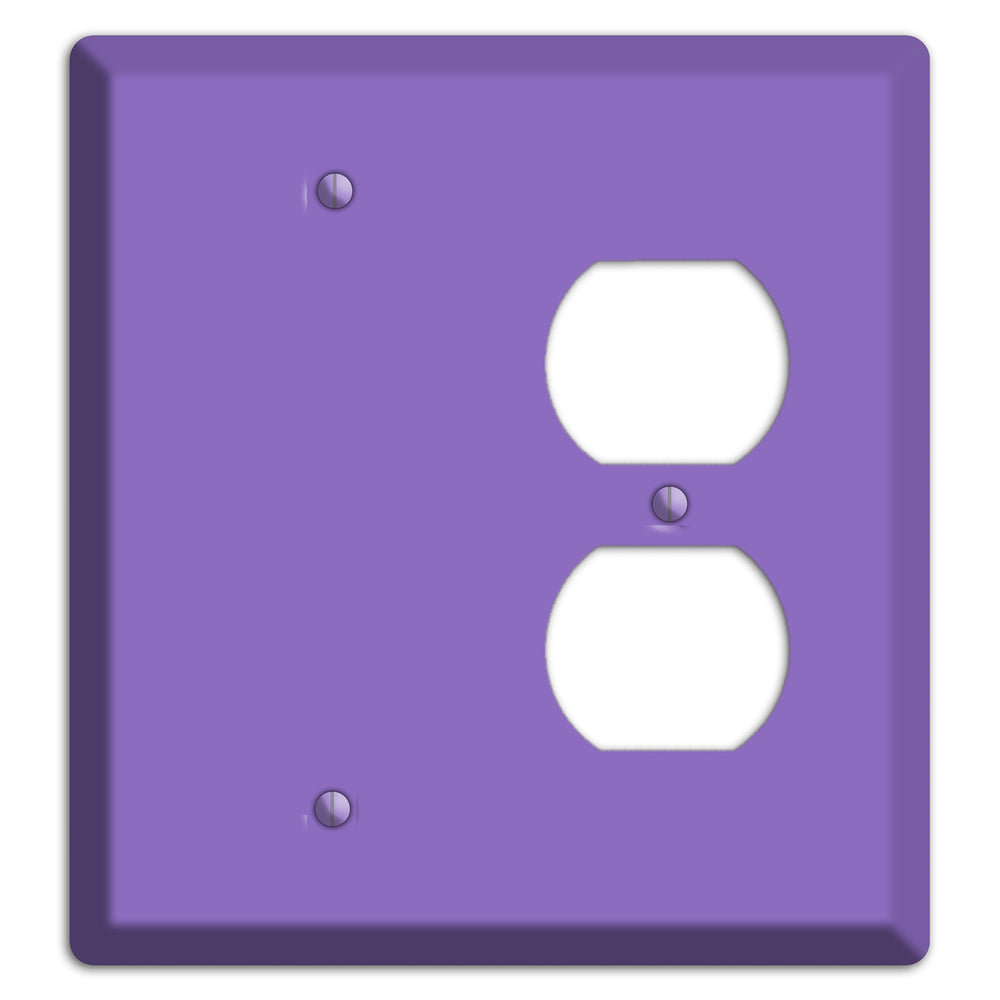 Baxter Violet Bloom Blank / Duplex Wallplate