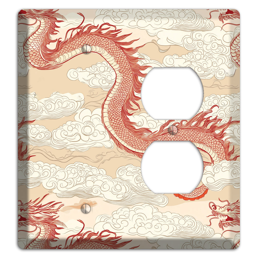 Celestial Dragon Dance Blank / Duplex Wallplate