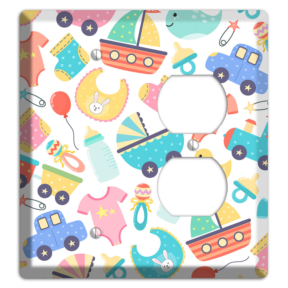 Baby Parade (White) Blank / Duplex Wallplate