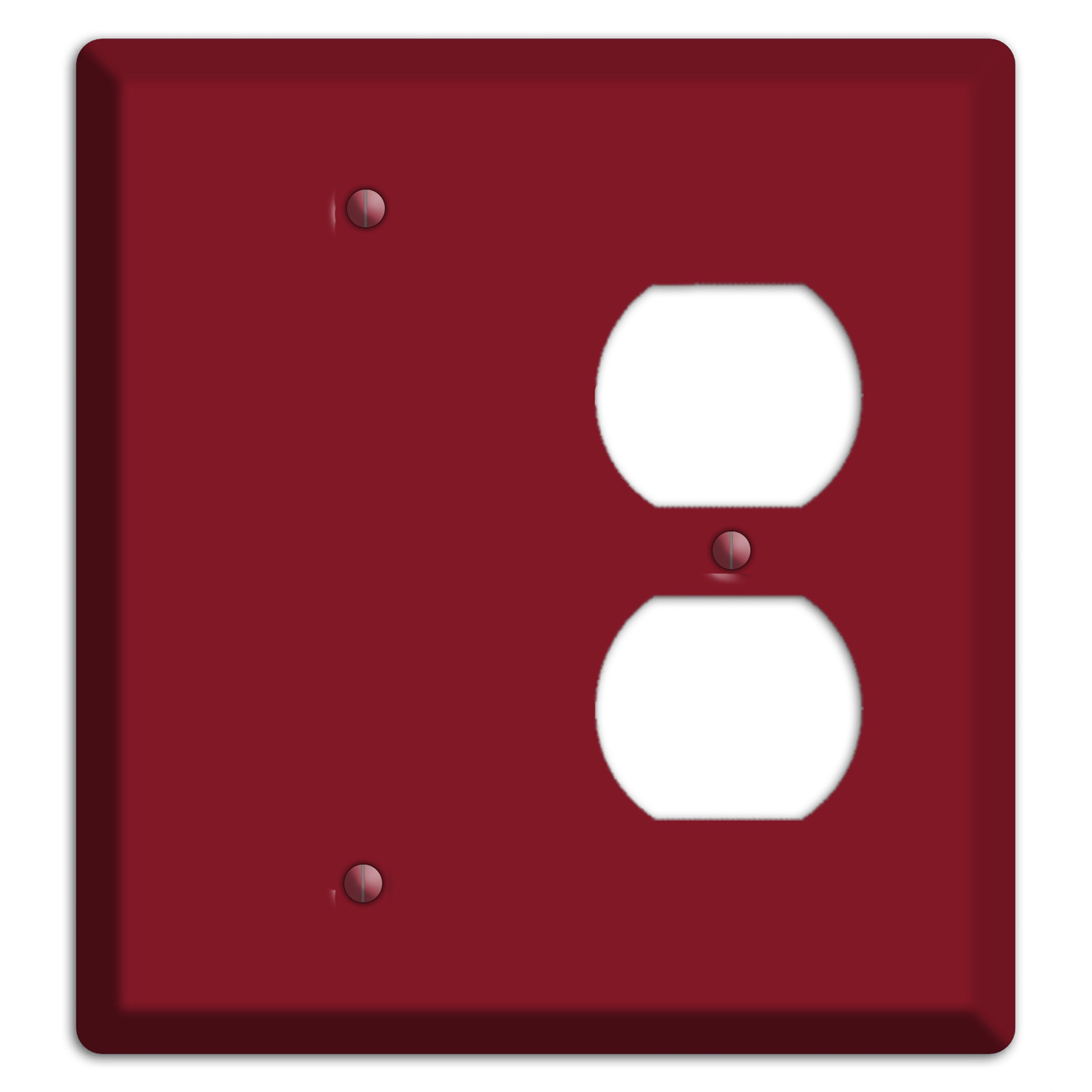 Baxter Burgundy Wine Blank / Duplex Wallplate