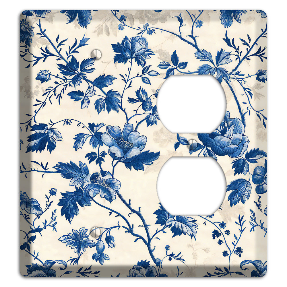 Porcelain Garden Riot Blank / Duplex Wallplate