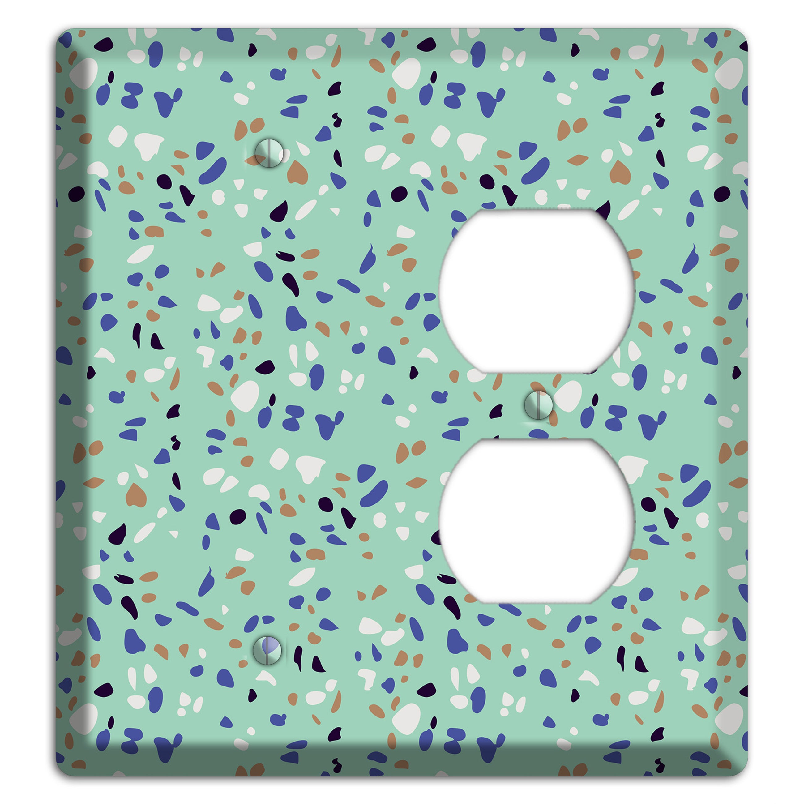 Sea Breeze Confetti Blank / Duplex Wallplate
