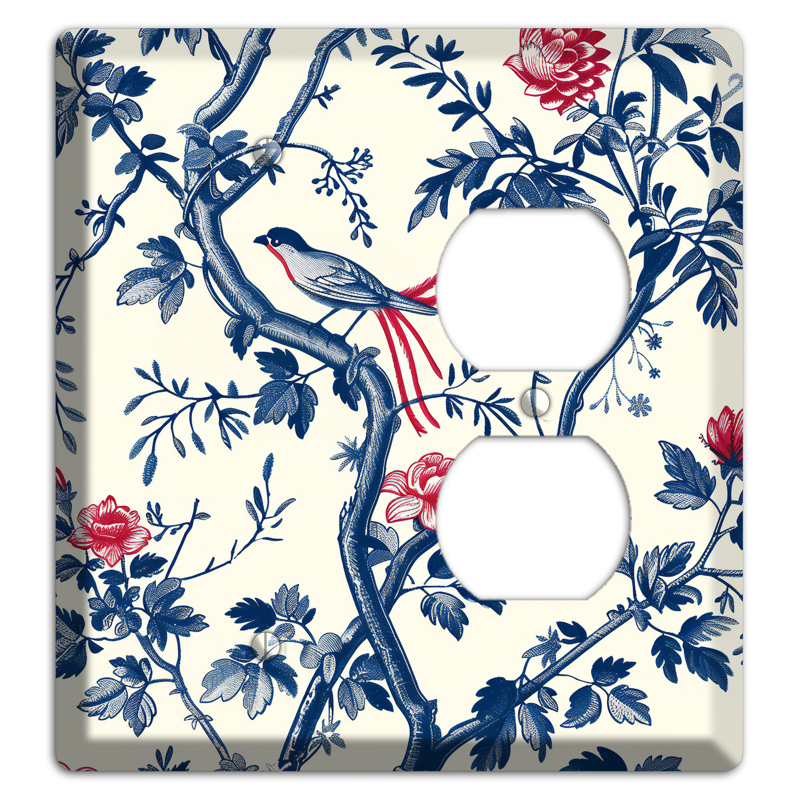 Crimson Wing Reverie Blank / Duplex Wallplate