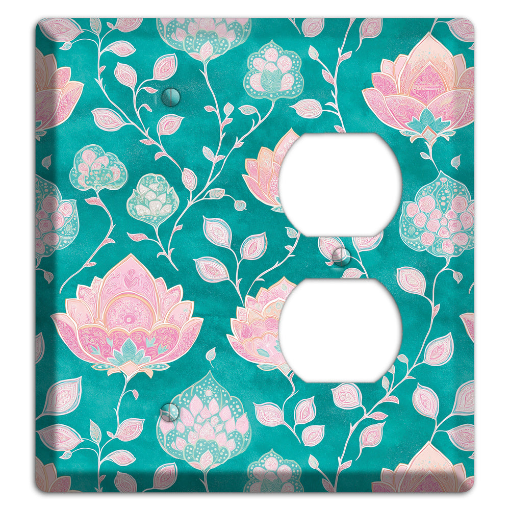 Lotus Garden Bloom Blank / Duplex Wallplate