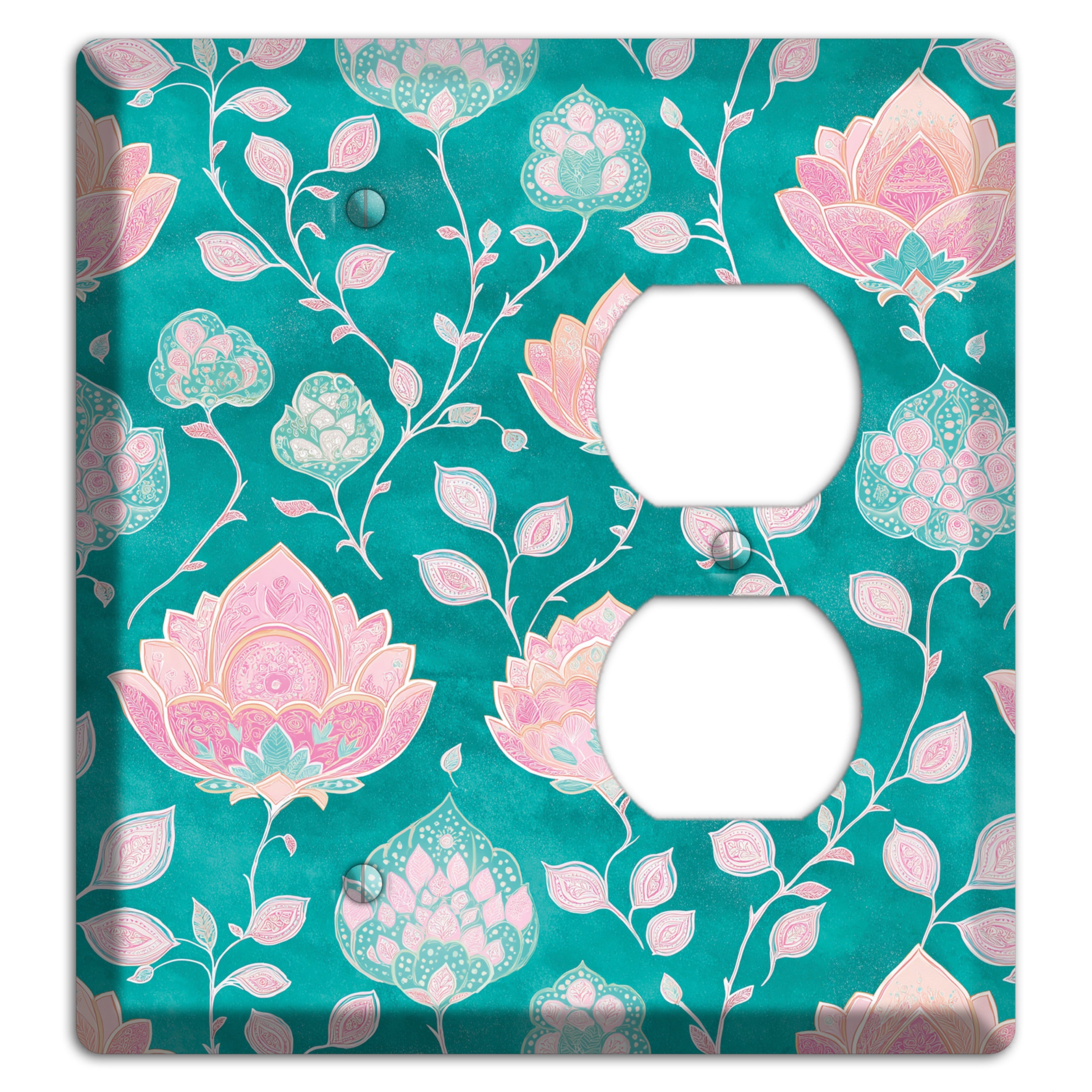 Lotus Garden Bloom Blank / Duplex Wallplate