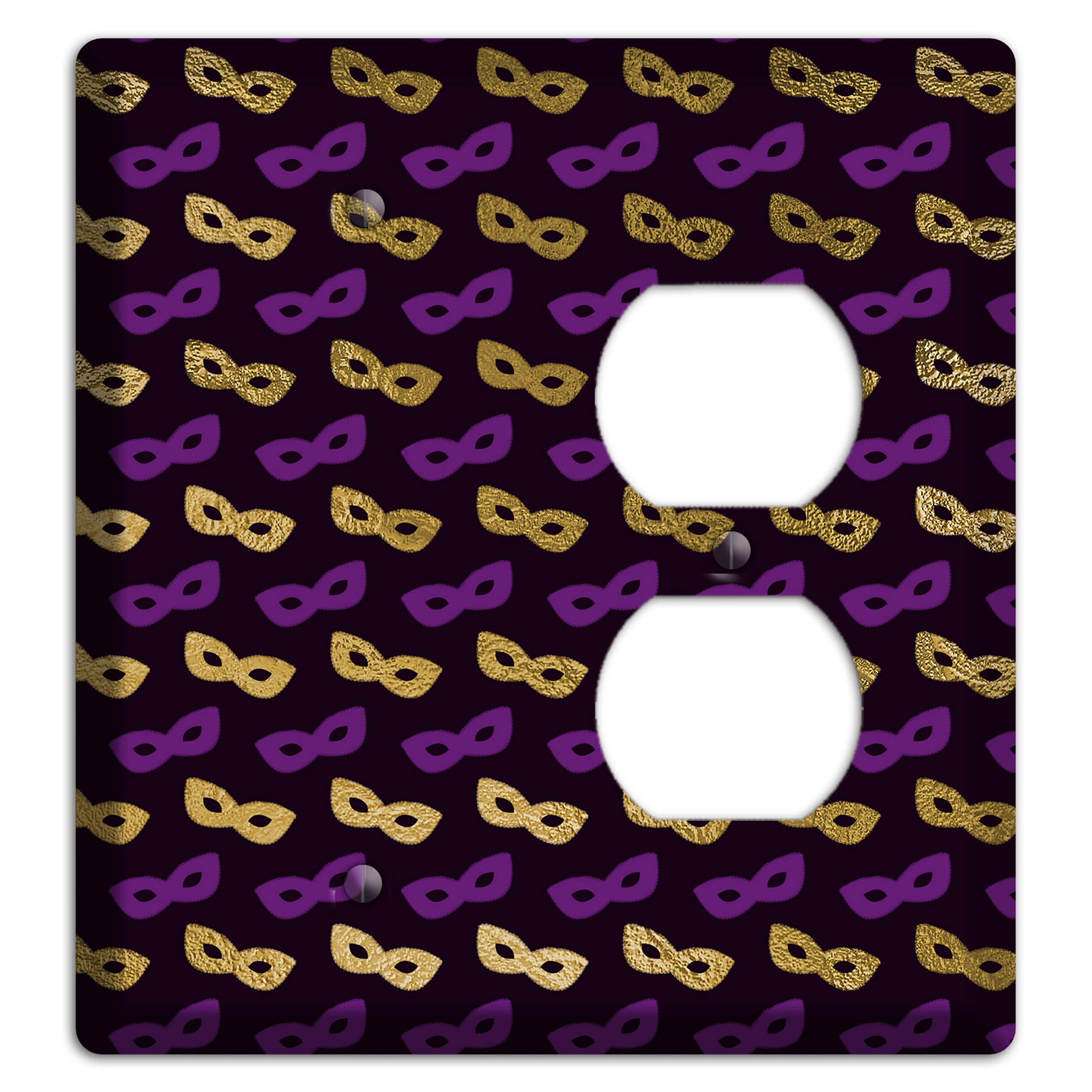 Midnight Masque Blank / Duplex Wallplate