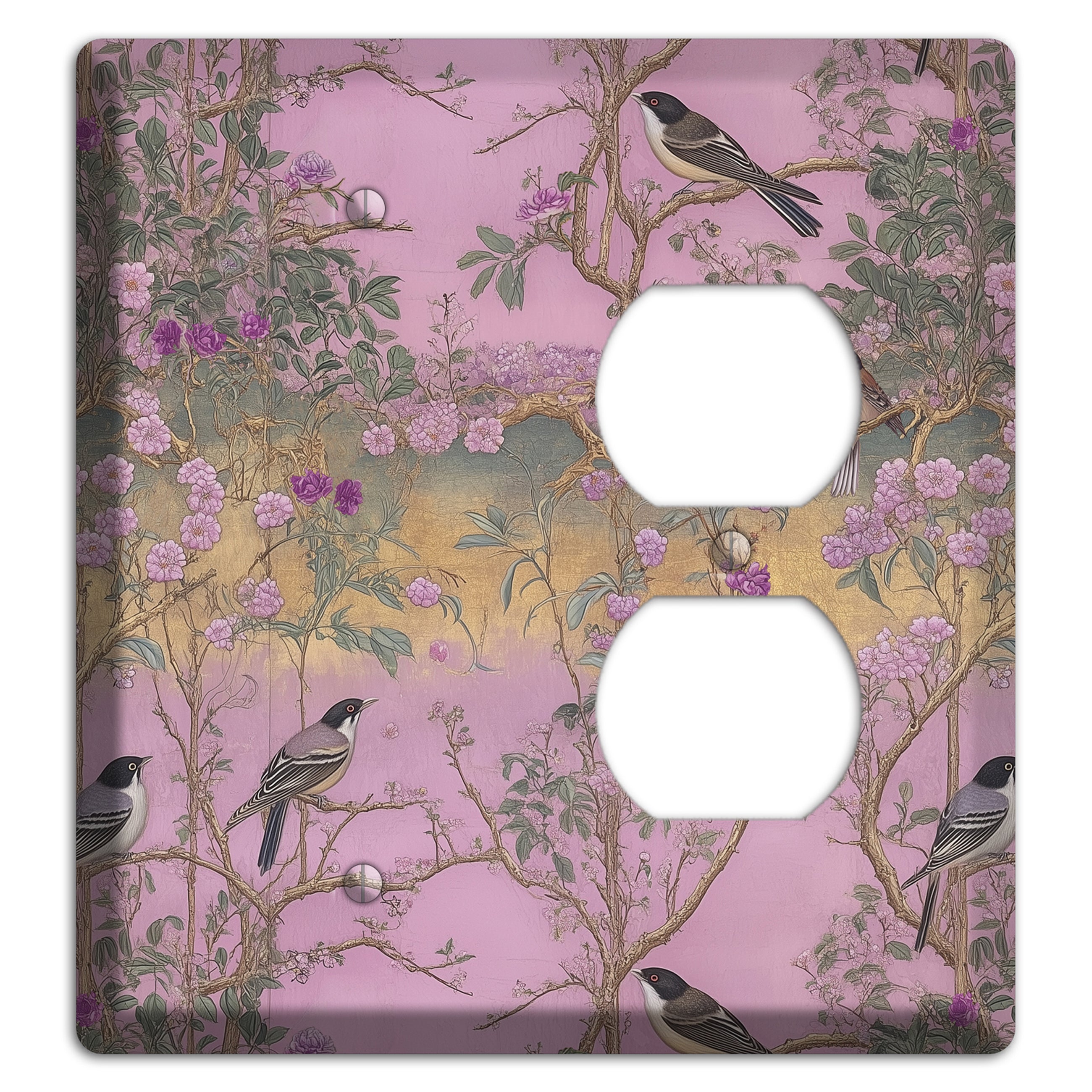 Songbird Twilight Garden Blank / Duplex Wallplate