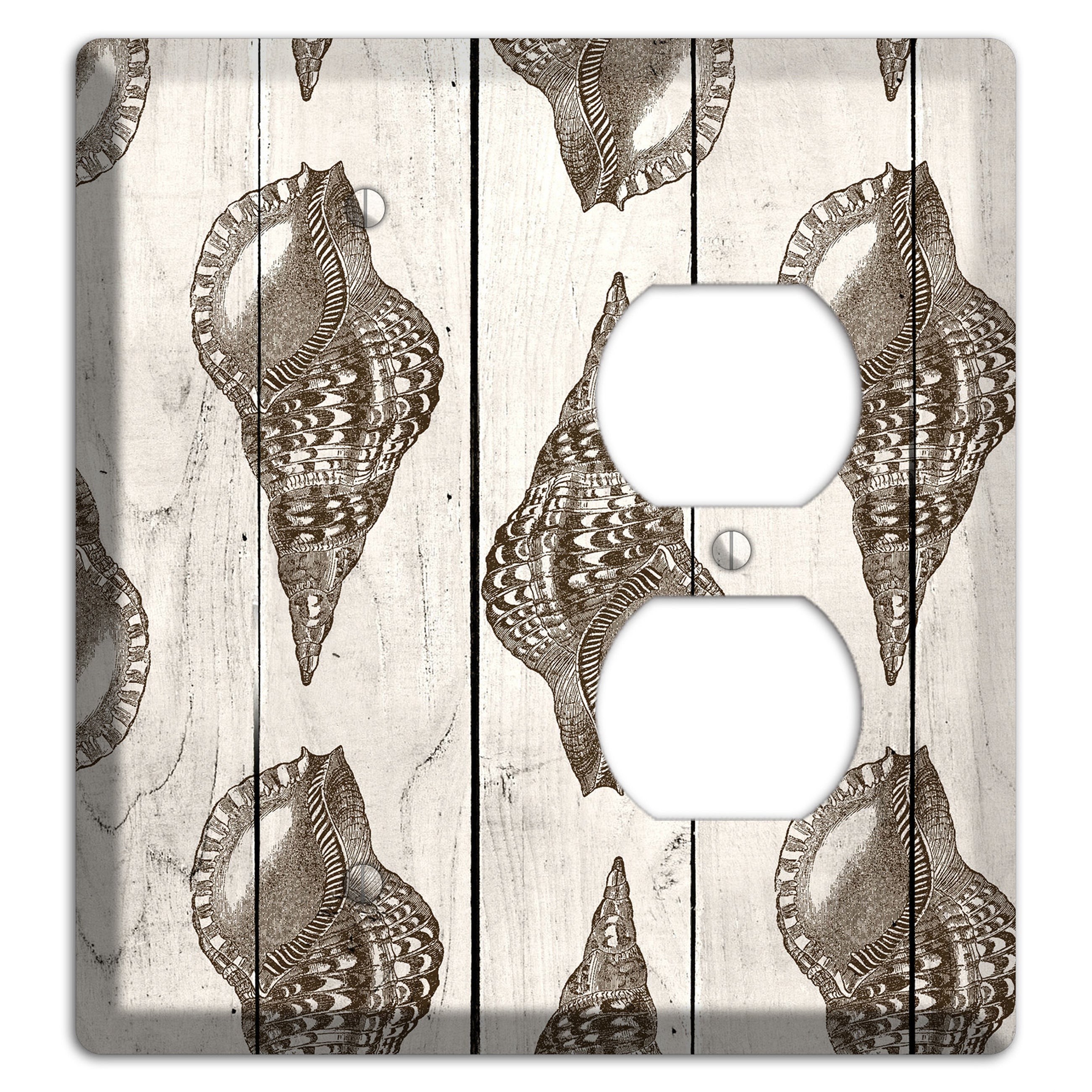 Shellbound Shore Blank / Duplex Wallplate