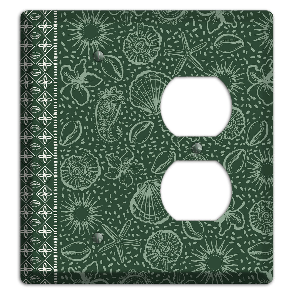 Emerald Tide Reliquary Blank / Duplex Wallplate
