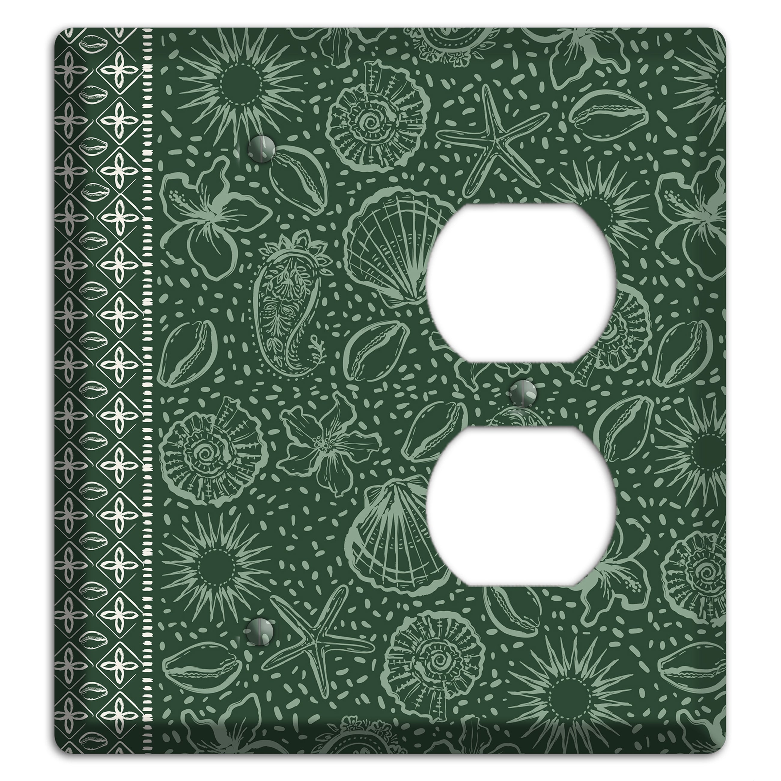 Emerald Tide Reliquary Blank / Duplex Wallplate