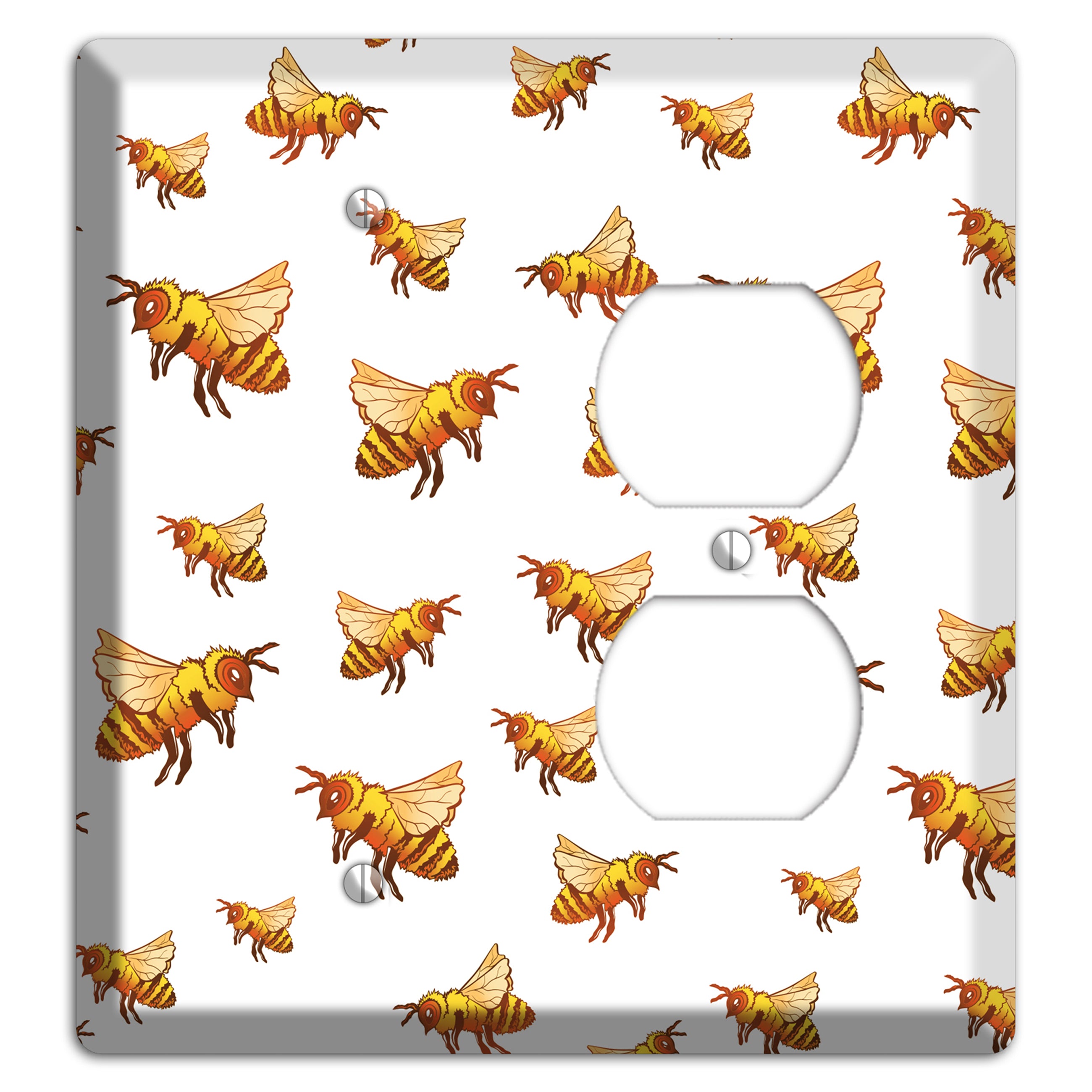 Golden Swarm Dance Blank / Duplex Wallplate