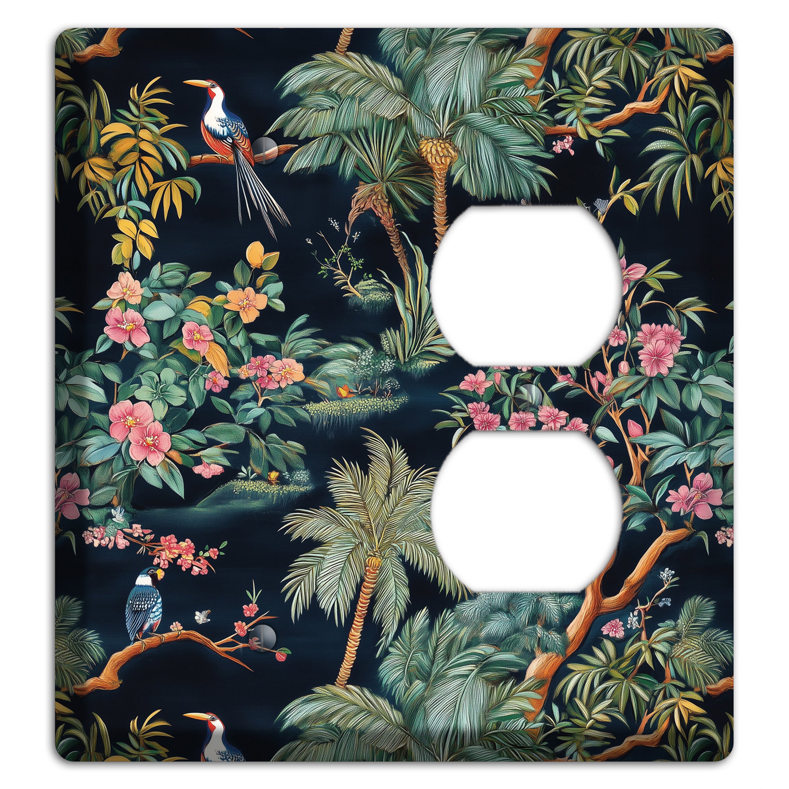 Jungle Nocturne Blank / Duplex Wallplate