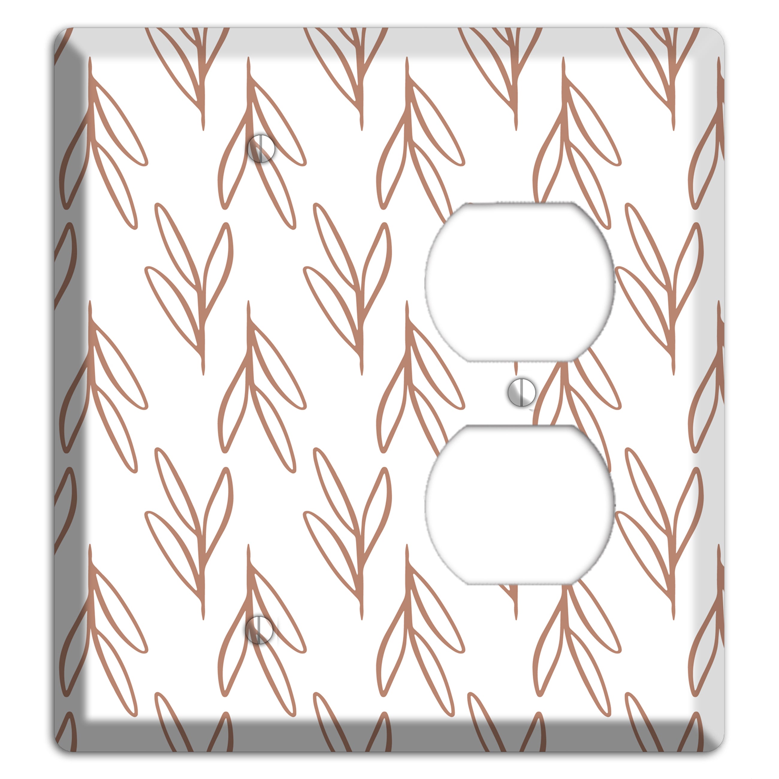Whisper & Stem Blank / Duplex Wallplate