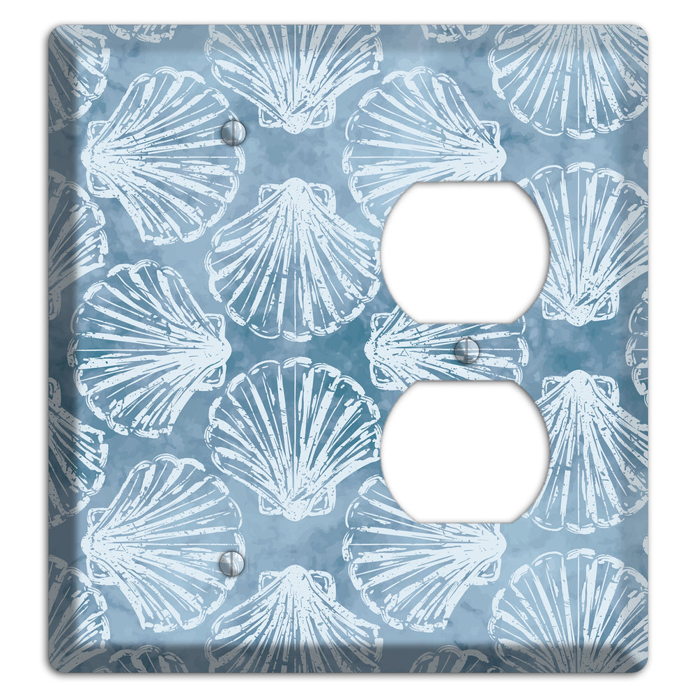 Coastal Shell Drift Blank / Duplex Wallplate