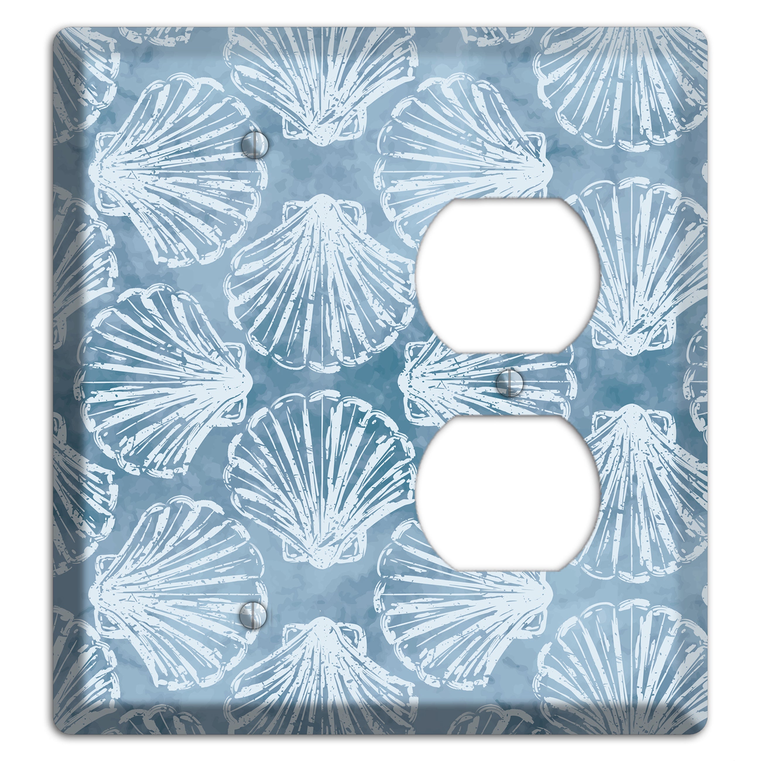 Coastal Shell Drift Blank / Duplex Wallplate