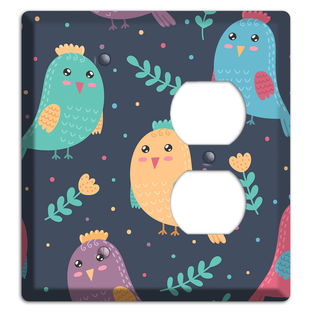 Jungle Giggles (Dark) Blank / Duplex Wallplate