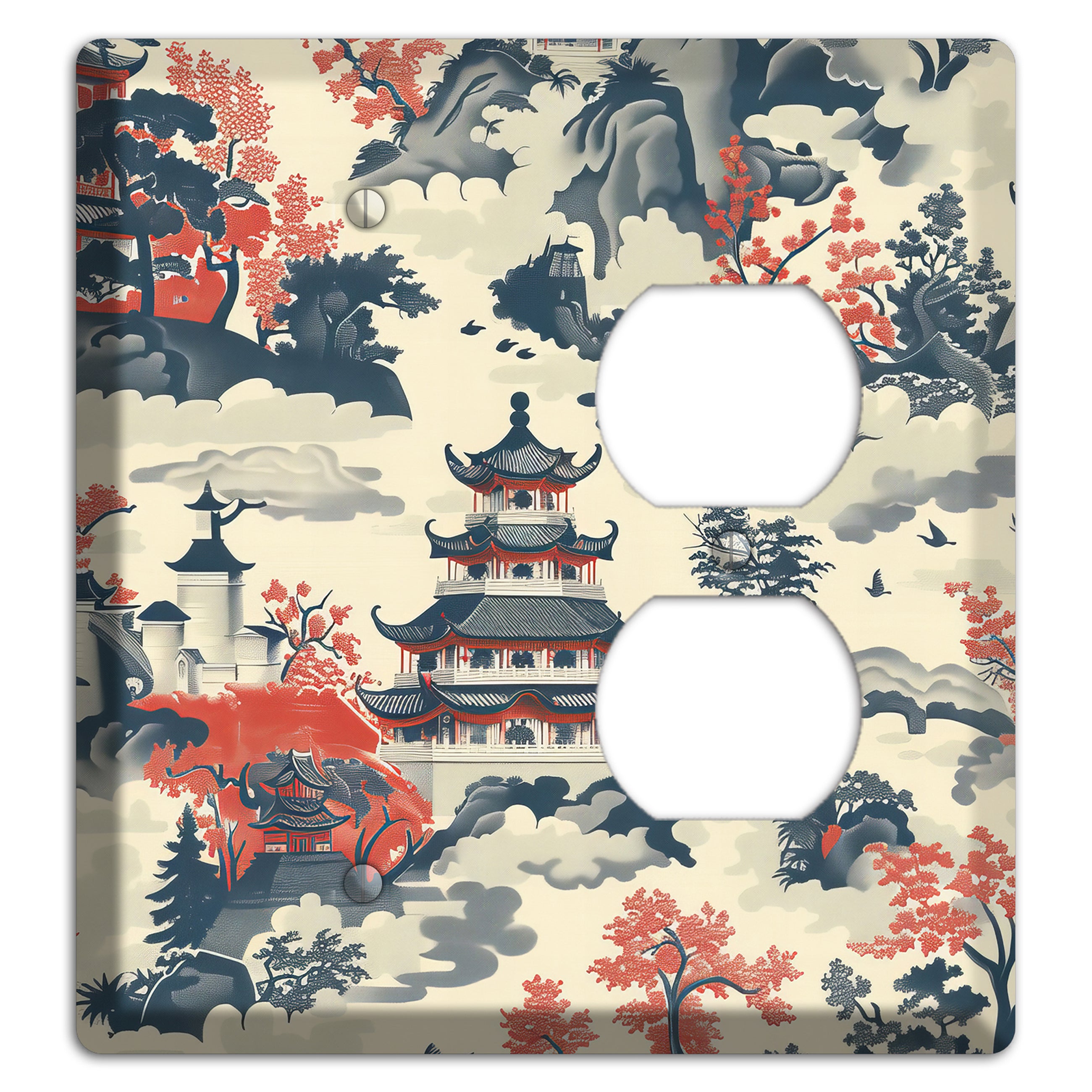 Ink & Ember Pagoda Blank / Duplex Wallplate